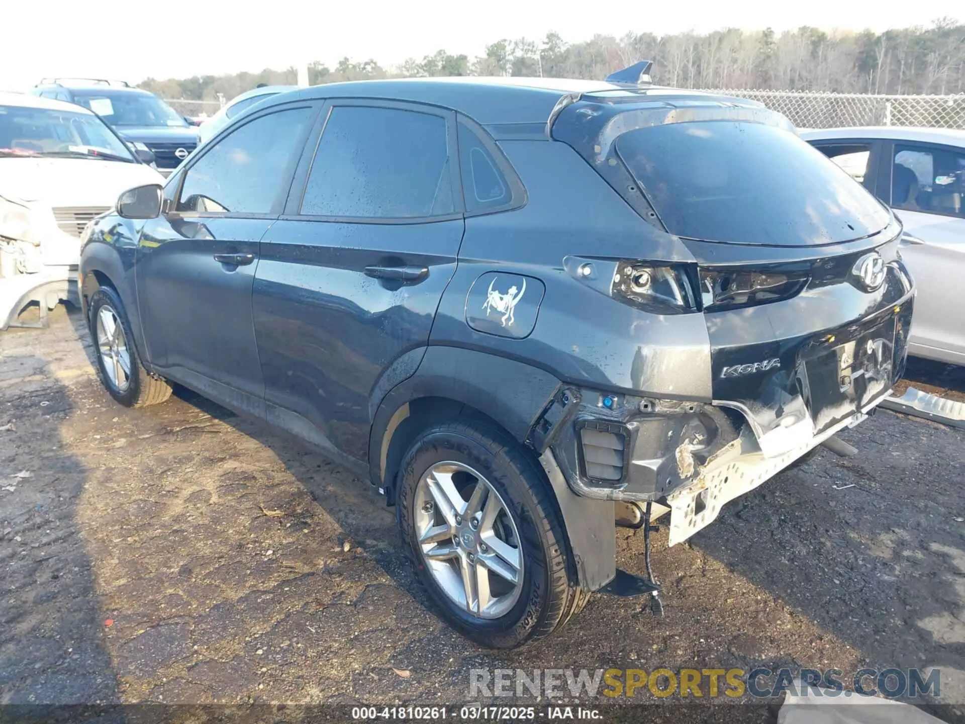3 Фотография поврежденного автомобиля KM8K22ABXNU771933 HYUNDAI KONA 2022