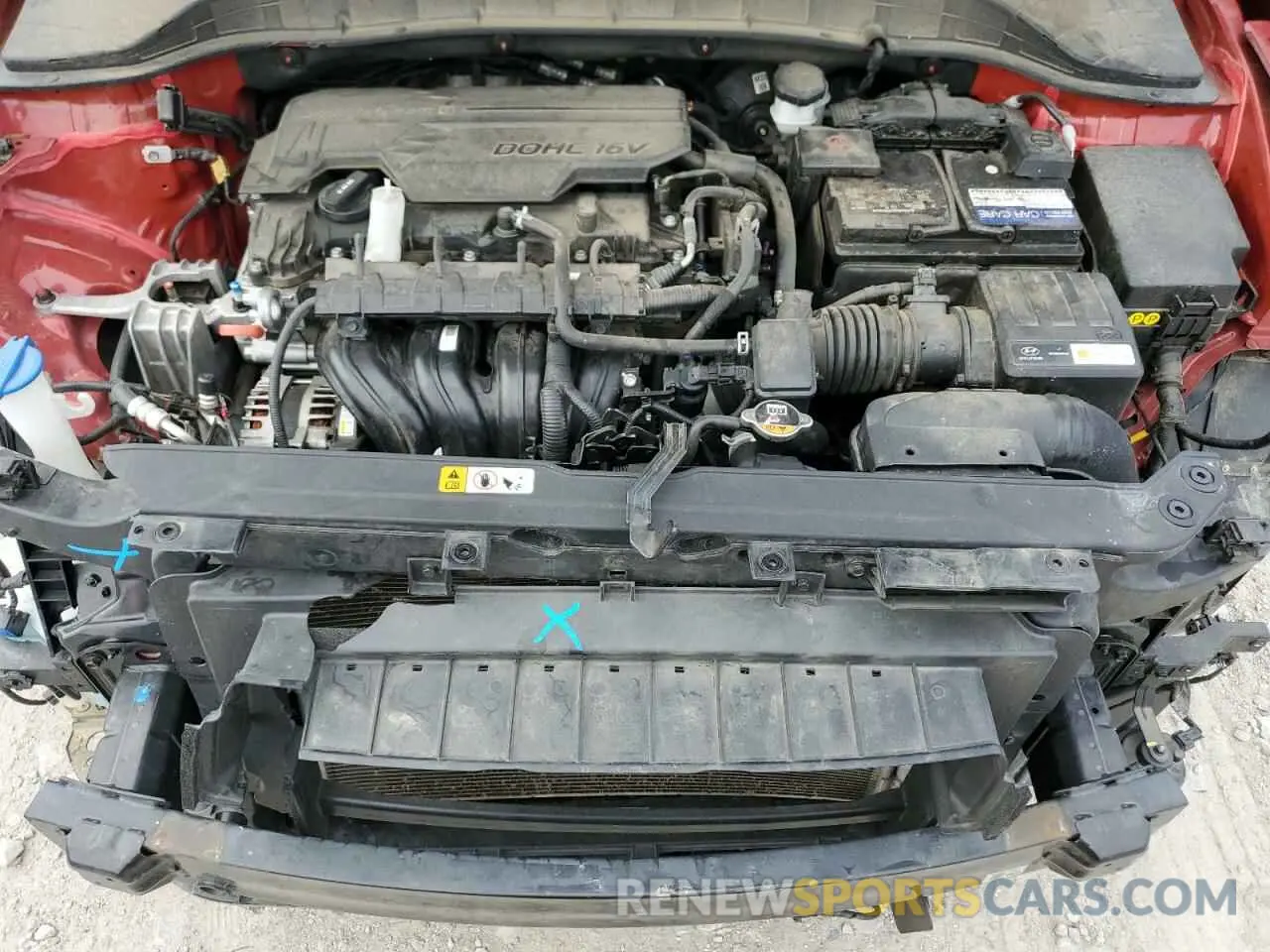 13 Photograph of a damaged car KM8K22ABXNU773228 HYUNDAI KONA 2022