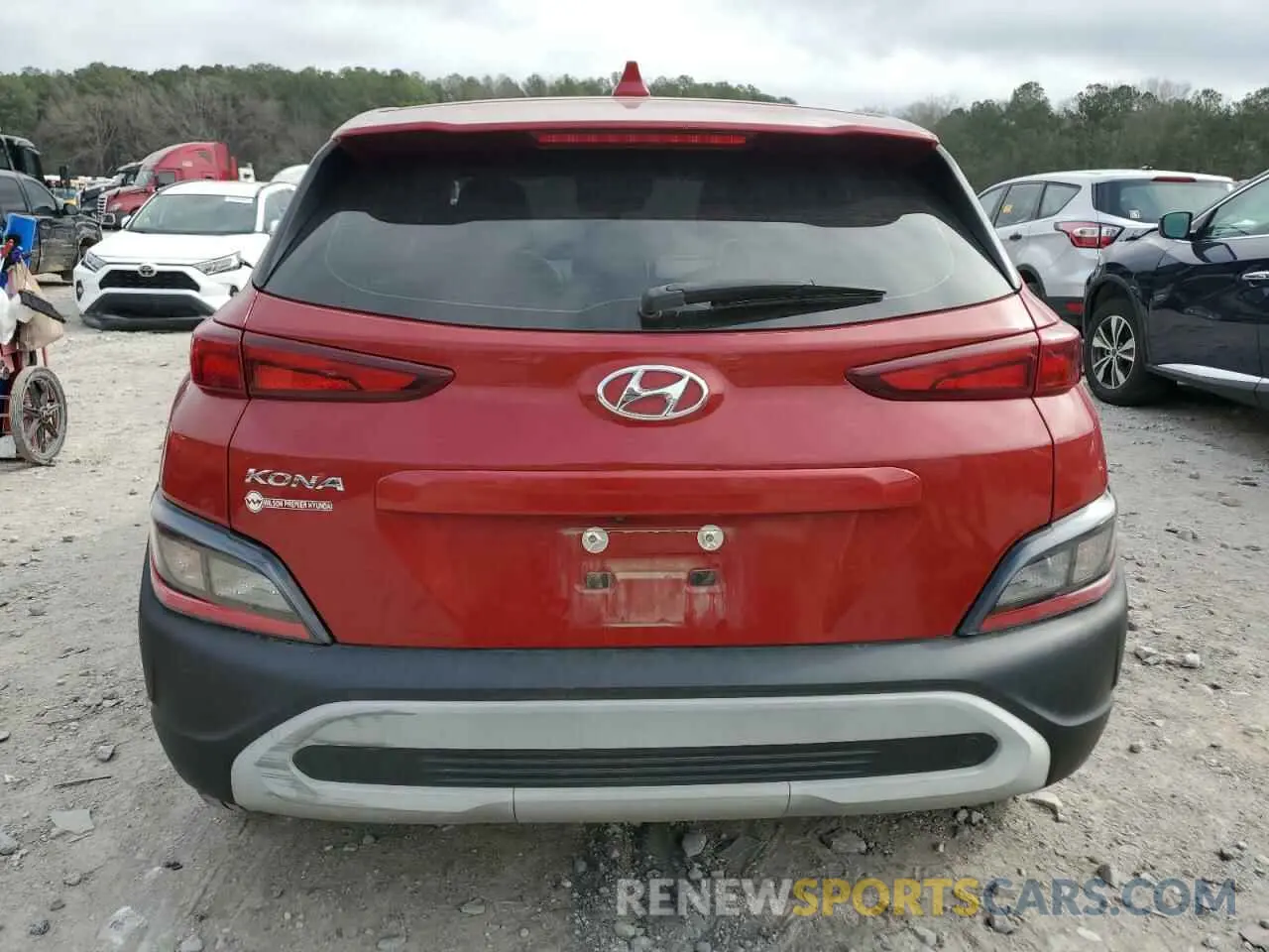 6 Photograph of a damaged car KM8K22ABXNU773228 HYUNDAI KONA 2022