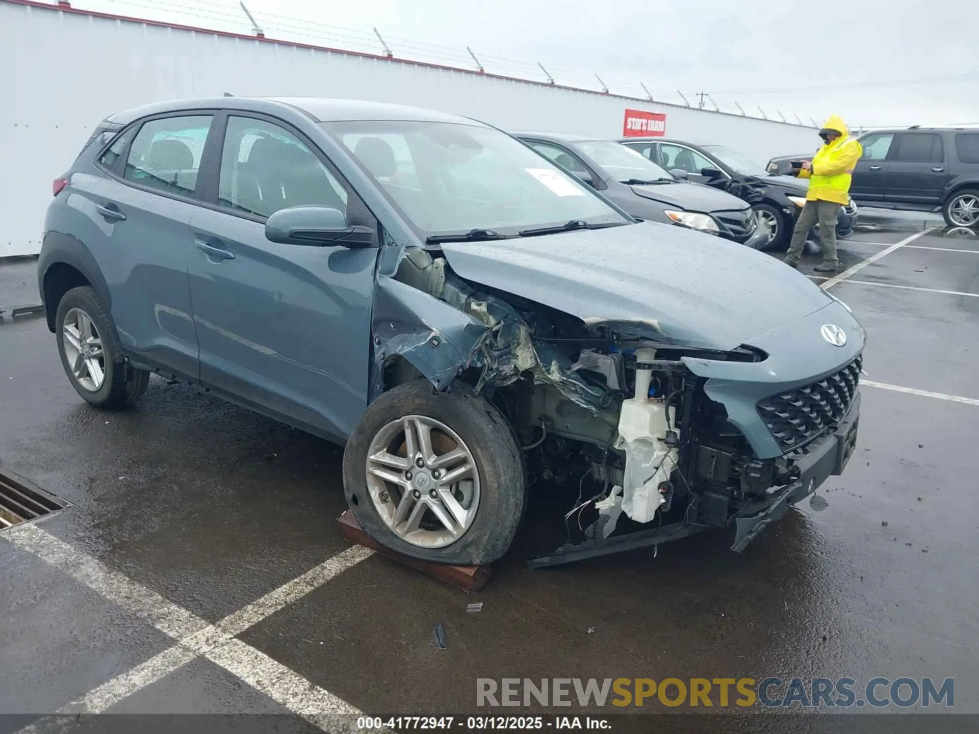 1 Фотография поврежденного автомобиля KM8K2CAB3NU839432 HYUNDAI KONA 2022