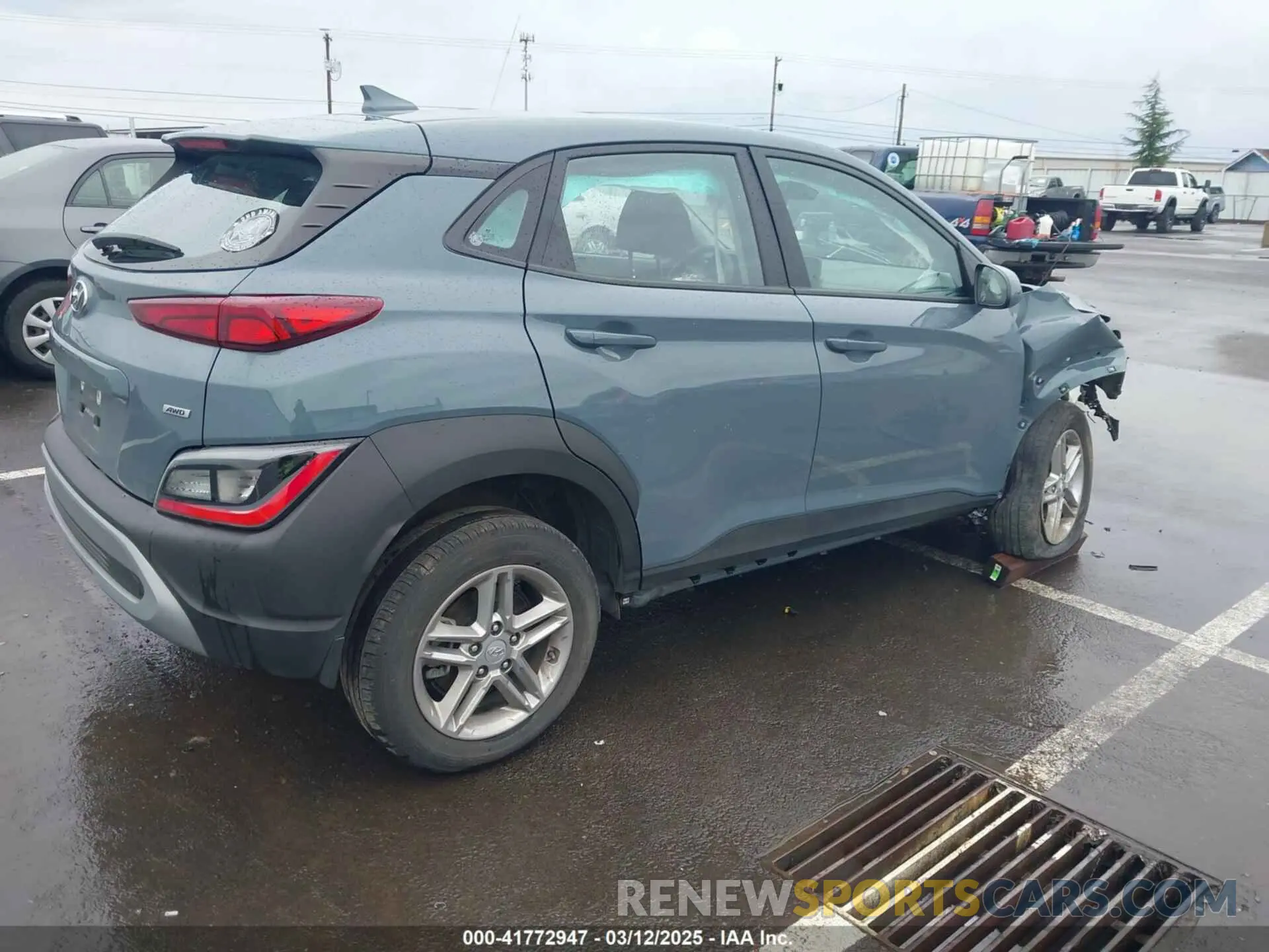 4 Фотография поврежденного автомобиля KM8K2CAB3NU839432 HYUNDAI KONA 2022