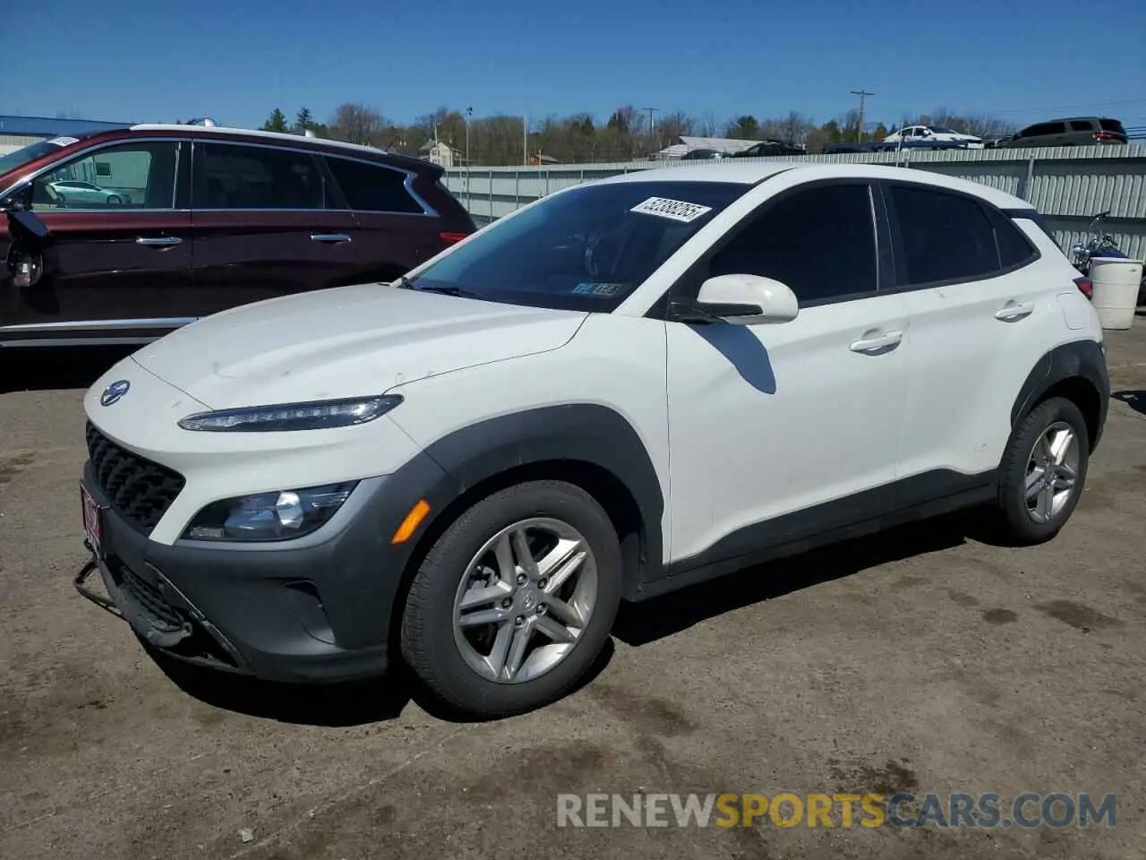 1 Photograph of a damaged car KM8K2CAB4NU764272 HYUNDAI KONA 2022
