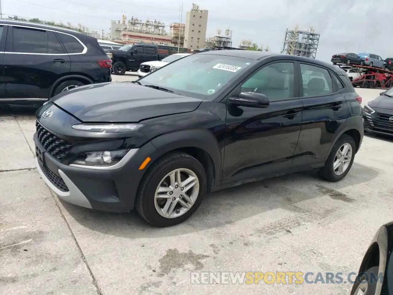 1 Photograph of a damaged car KM8K2CAB4NU825166 HYUNDAI KONA 2022