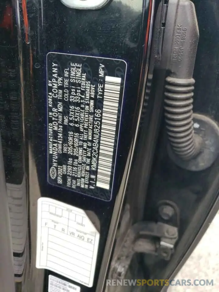 12 Photograph of a damaged car KM8K2CAB4NU825166 HYUNDAI KONA 2022