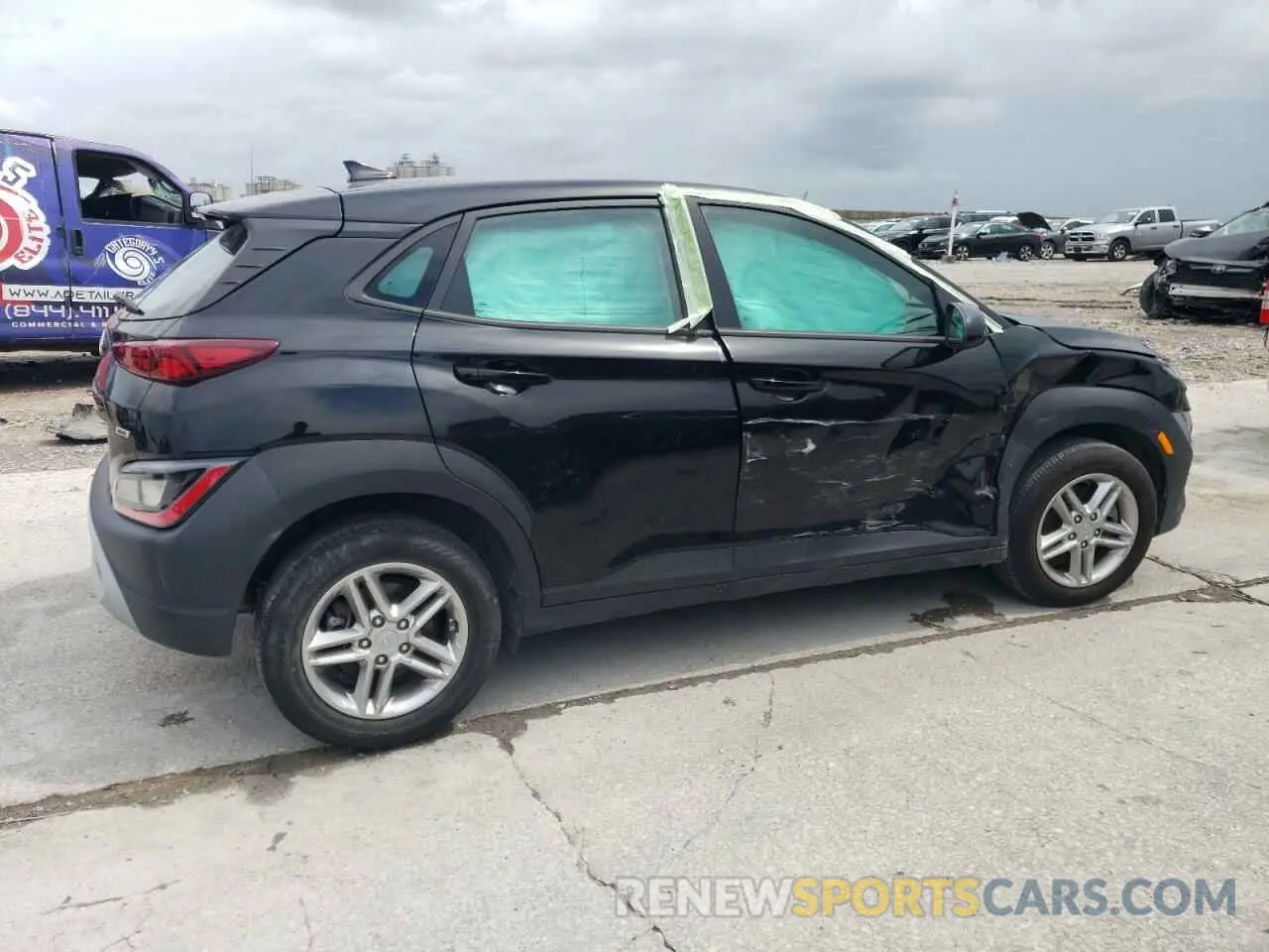 3 Photograph of a damaged car KM8K2CAB4NU825166 HYUNDAI KONA 2022