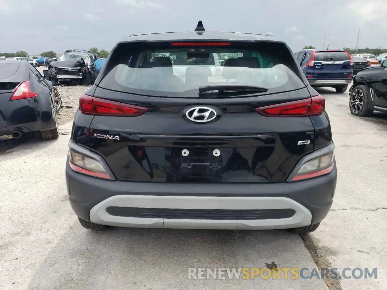 6 Photograph of a damaged car KM8K2CAB4NU825166 HYUNDAI KONA 2022