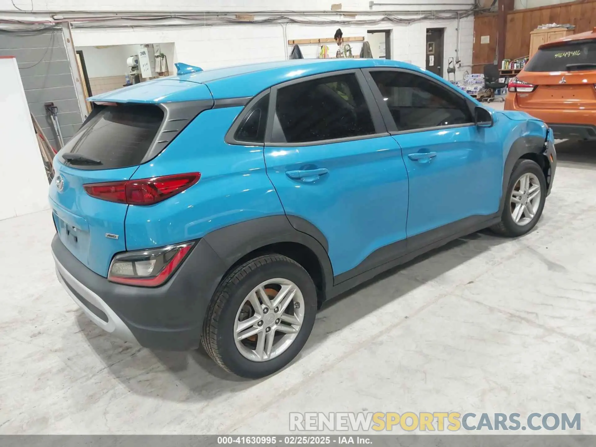 4 Фотография поврежденного автомобиля KM8K2CAB4NU878255 HYUNDAI KONA 2022