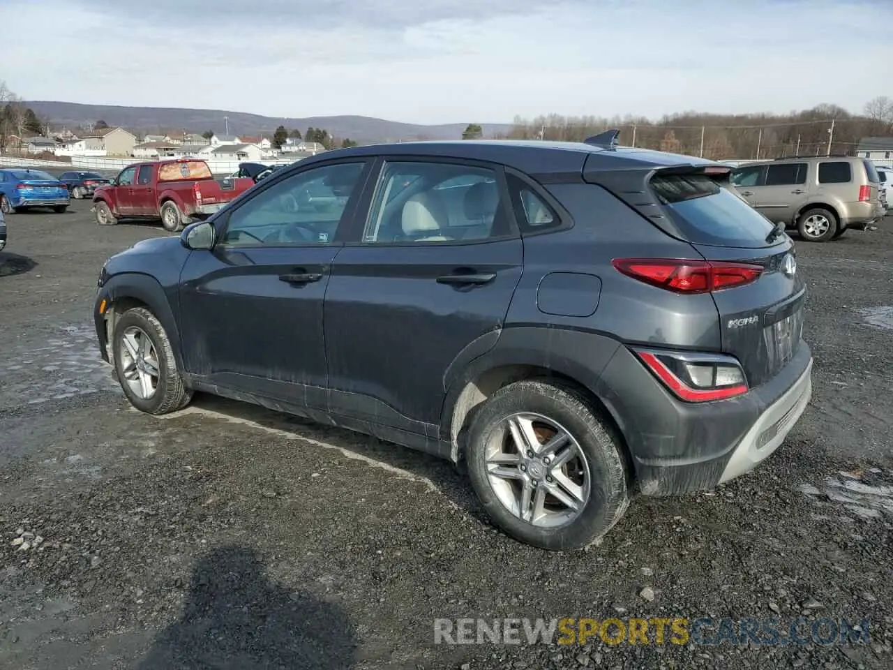 2 Photograph of a damaged car KM8K2CABXNU776913 HYUNDAI KONA 2022
