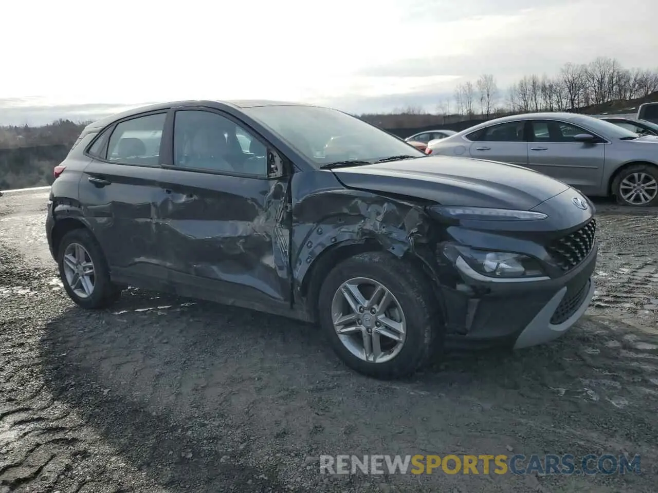 4 Photograph of a damaged car KM8K2CABXNU776913 HYUNDAI KONA 2022