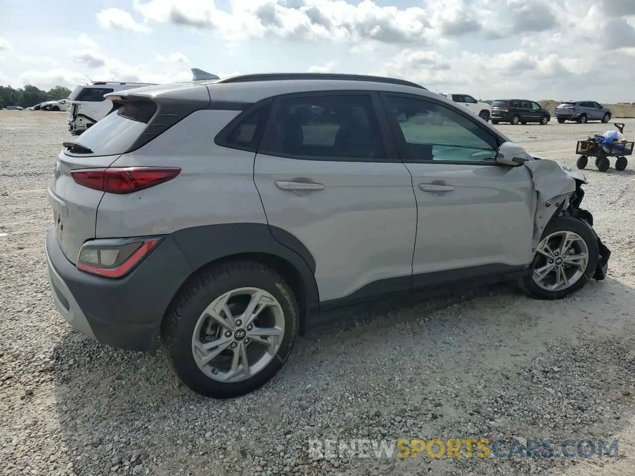 3 Фотография поврежденного автомобиля KM8K32AB3NU794158 HYUNDAI KONA 2022