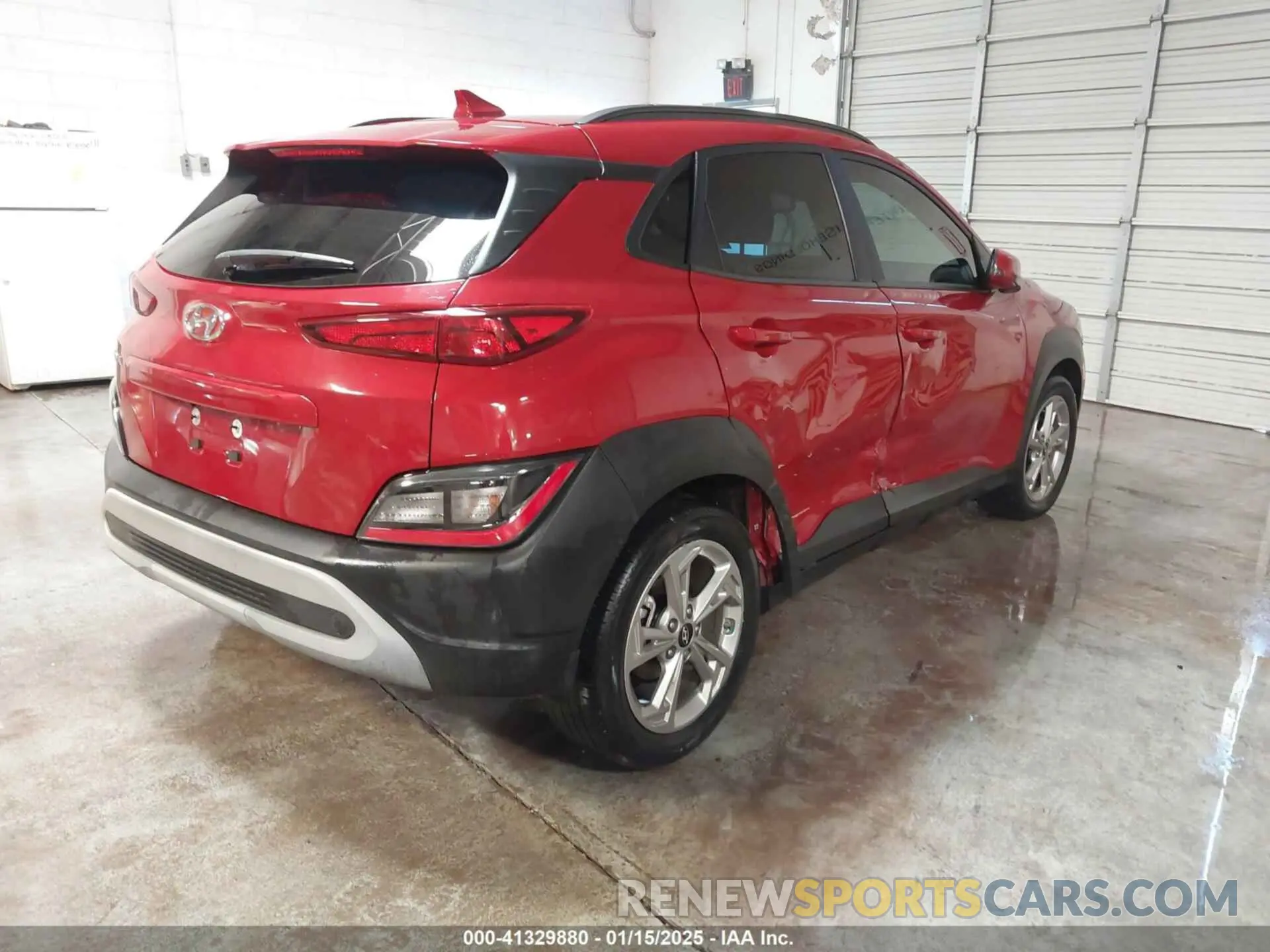 4 Фотография поврежденного автомобиля KM8K32AB7NU891234 HYUNDAI KONA 2022