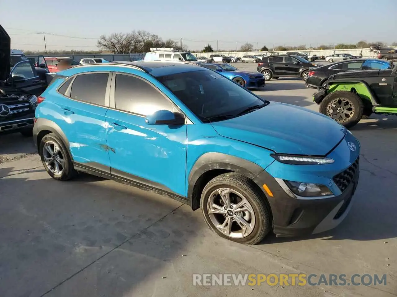 4 Фотография поврежденного автомобиля KM8K32AB9NU928669 HYUNDAI KONA 2022