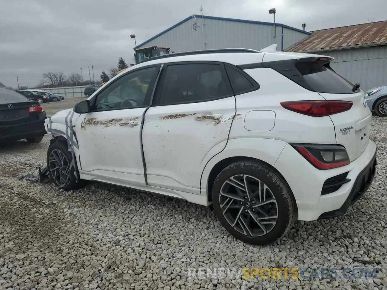 2 Photograph of a damaged car KM8K33A30NU901021 HYUNDAI KONA 2022