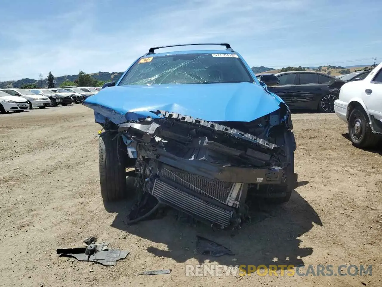 5 Photograph of a damaged car KM8K33A33NU919366 HYUNDAI KONA 2022