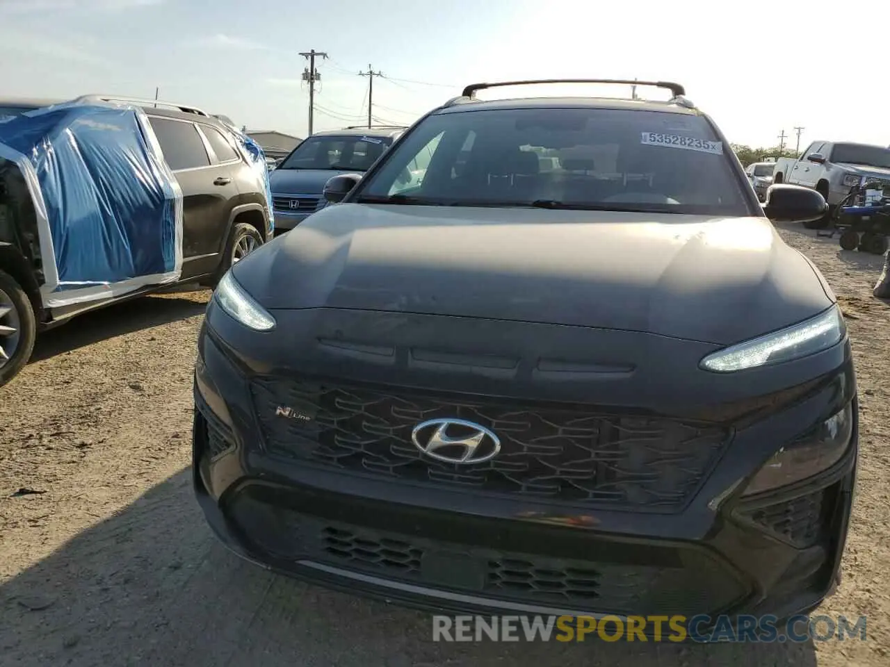 5 Фотография поврежденного автомобиля KM8K33A34NU913690 HYUNDAI KONA 2022