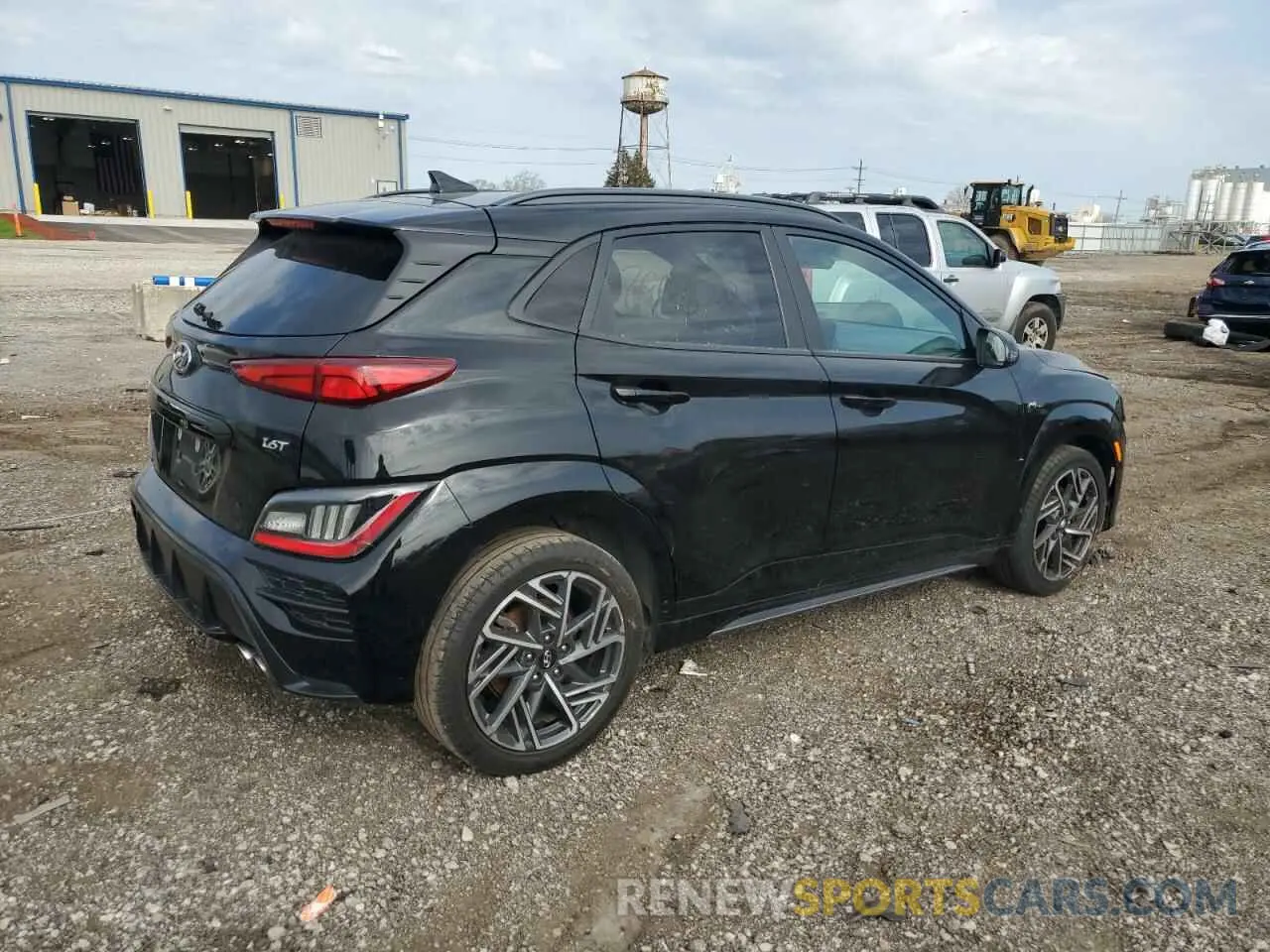 3 Photograph of a damaged car KM8K33A35NU884698 HYUNDAI KONA 2022