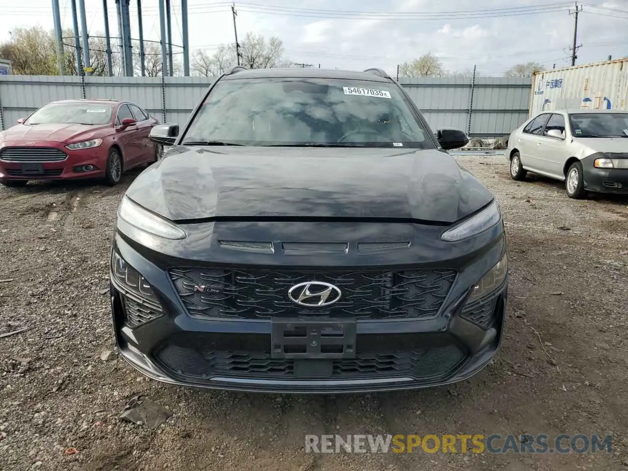 5 Photograph of a damaged car KM8K33A35NU884698 HYUNDAI KONA 2022
