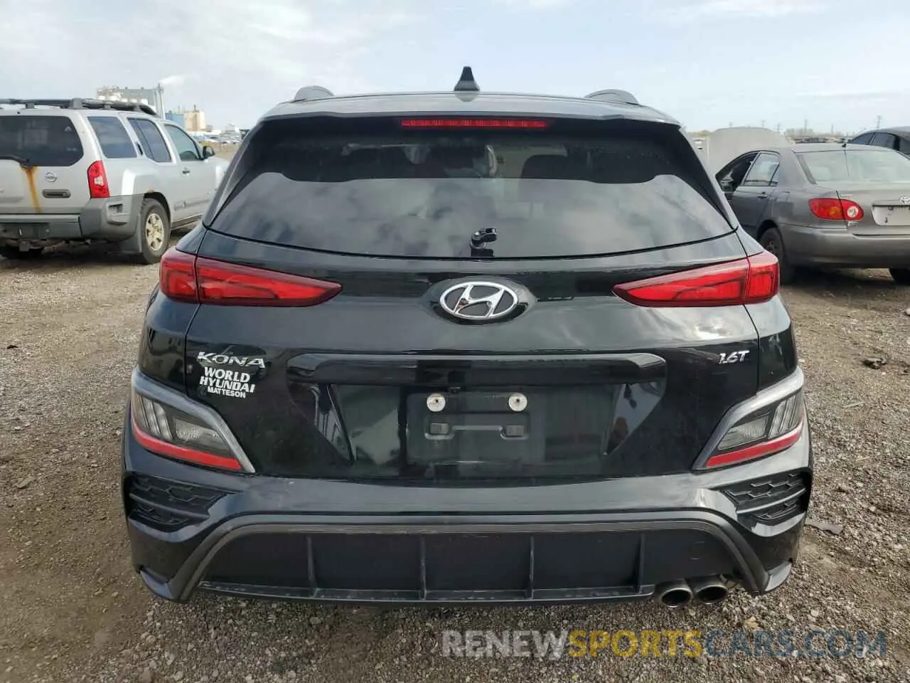 6 Photograph of a damaged car KM8K33A35NU884698 HYUNDAI KONA 2022