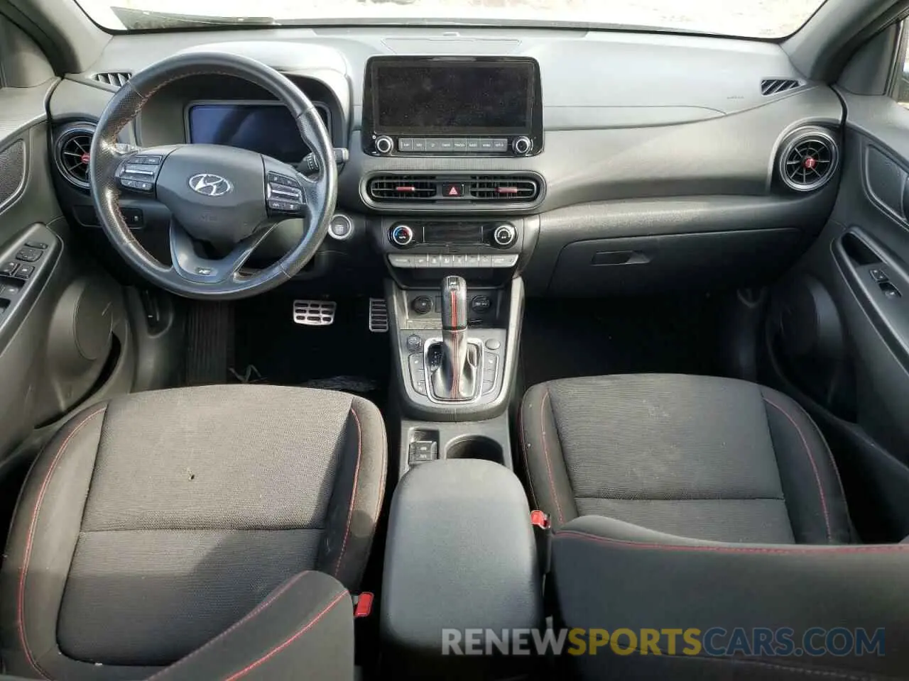 8 Photograph of a damaged car KM8K33A35NU884698 HYUNDAI KONA 2022