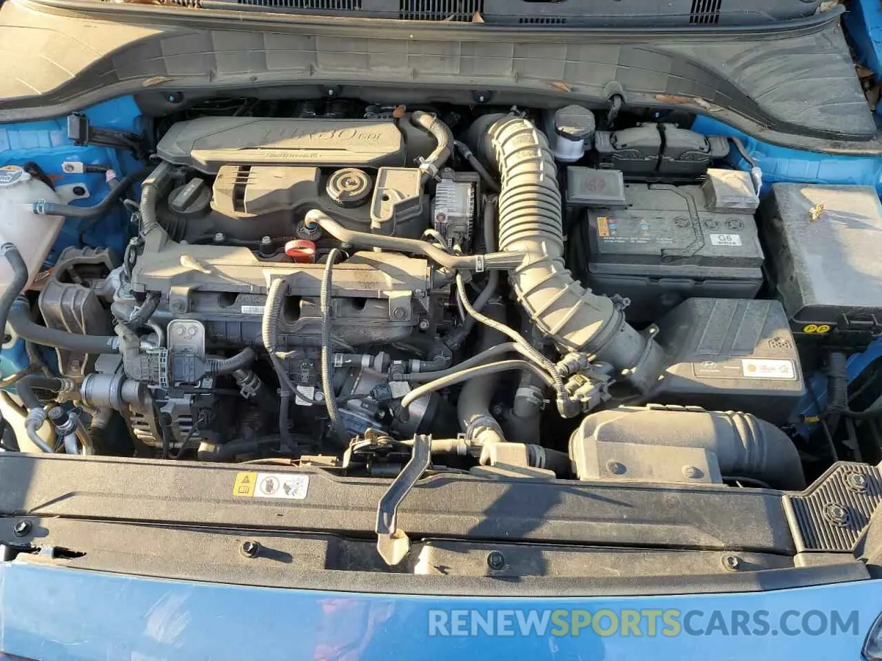 14 Photograph of a damaged car KM8K33A36NU917563 HYUNDAI KONA 2022