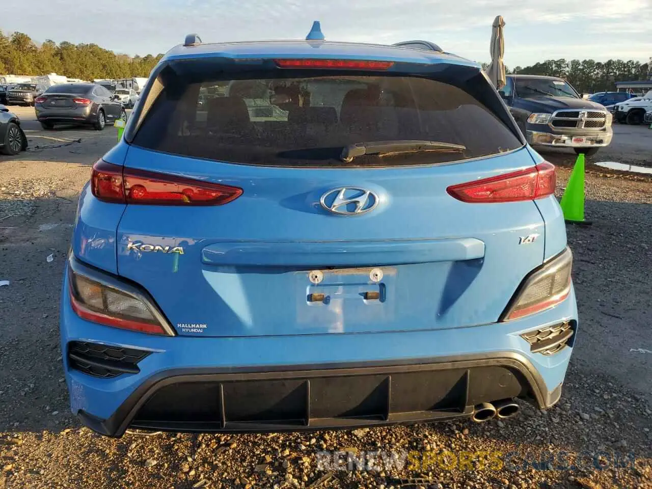 6 Photograph of a damaged car KM8K33A36NU917563 HYUNDAI KONA 2022