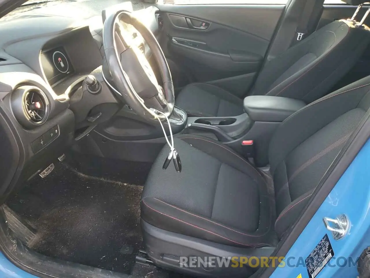 7 Photograph of a damaged car KM8K33A36NU917563 HYUNDAI KONA 2022