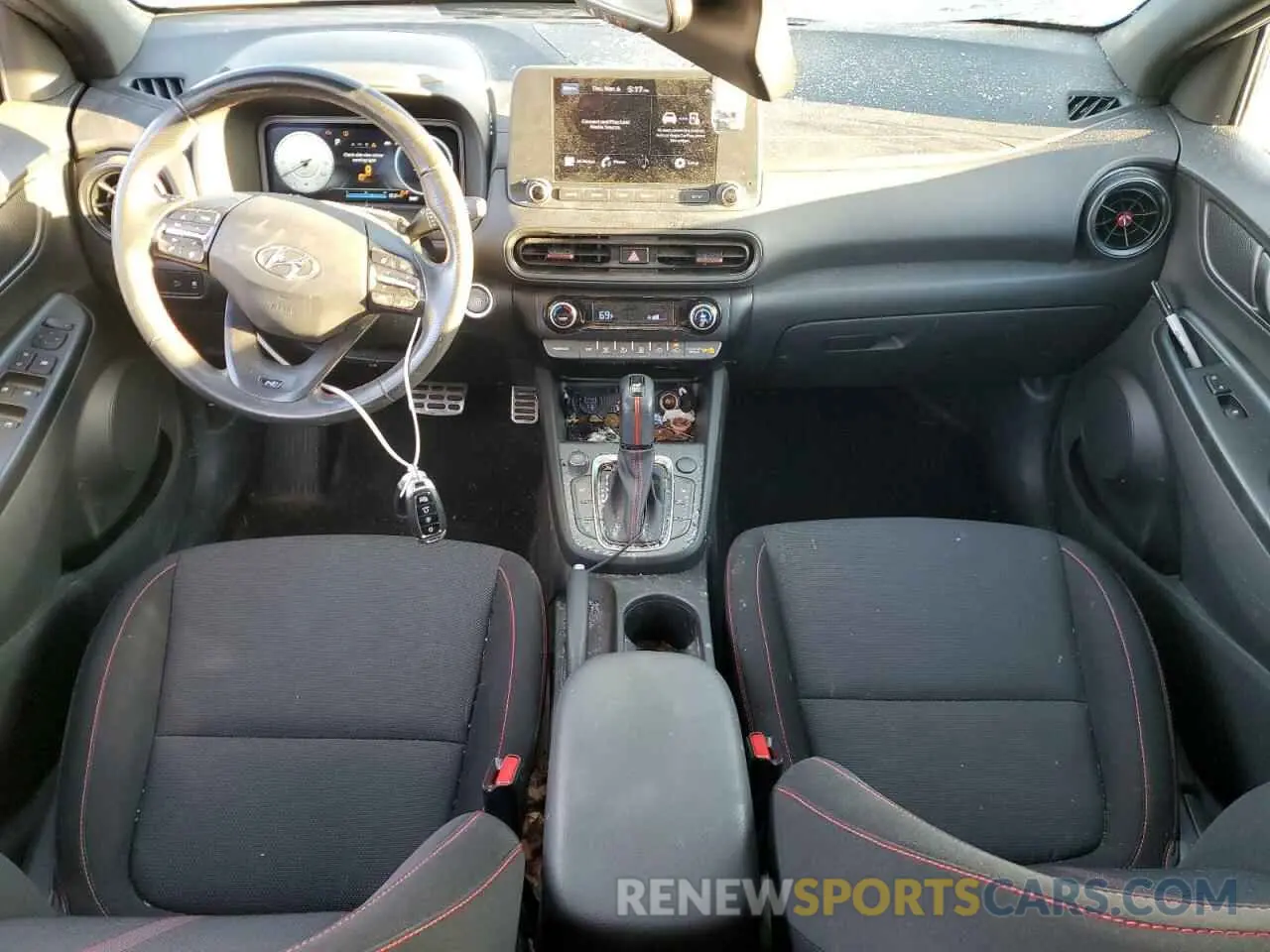 8 Photograph of a damaged car KM8K33A36NU917563 HYUNDAI KONA 2022