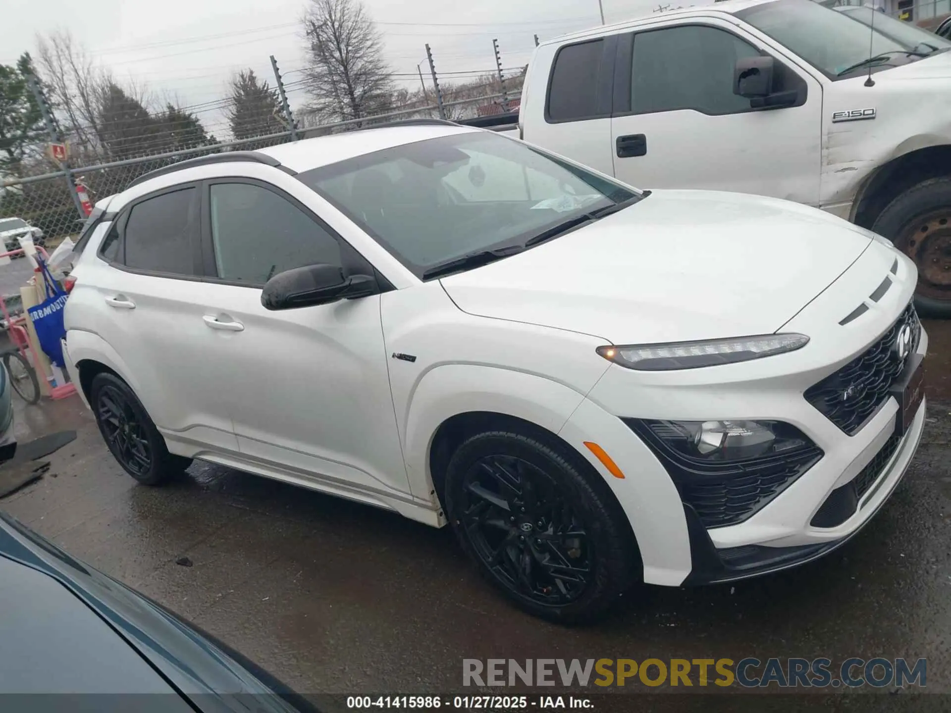 13 Photograph of a damaged car KM8K33A37NU928300 HYUNDAI KONA 2022