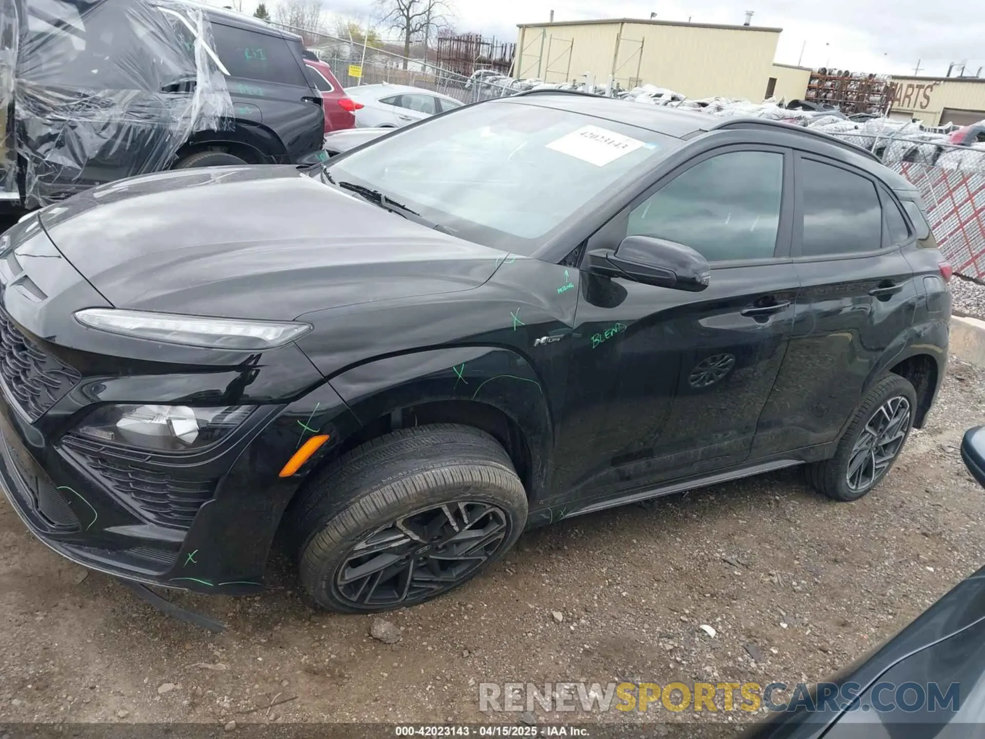 14 Photograph of a damaged car KM8K3CA31NU785456 HYUNDAI KONA 2022
