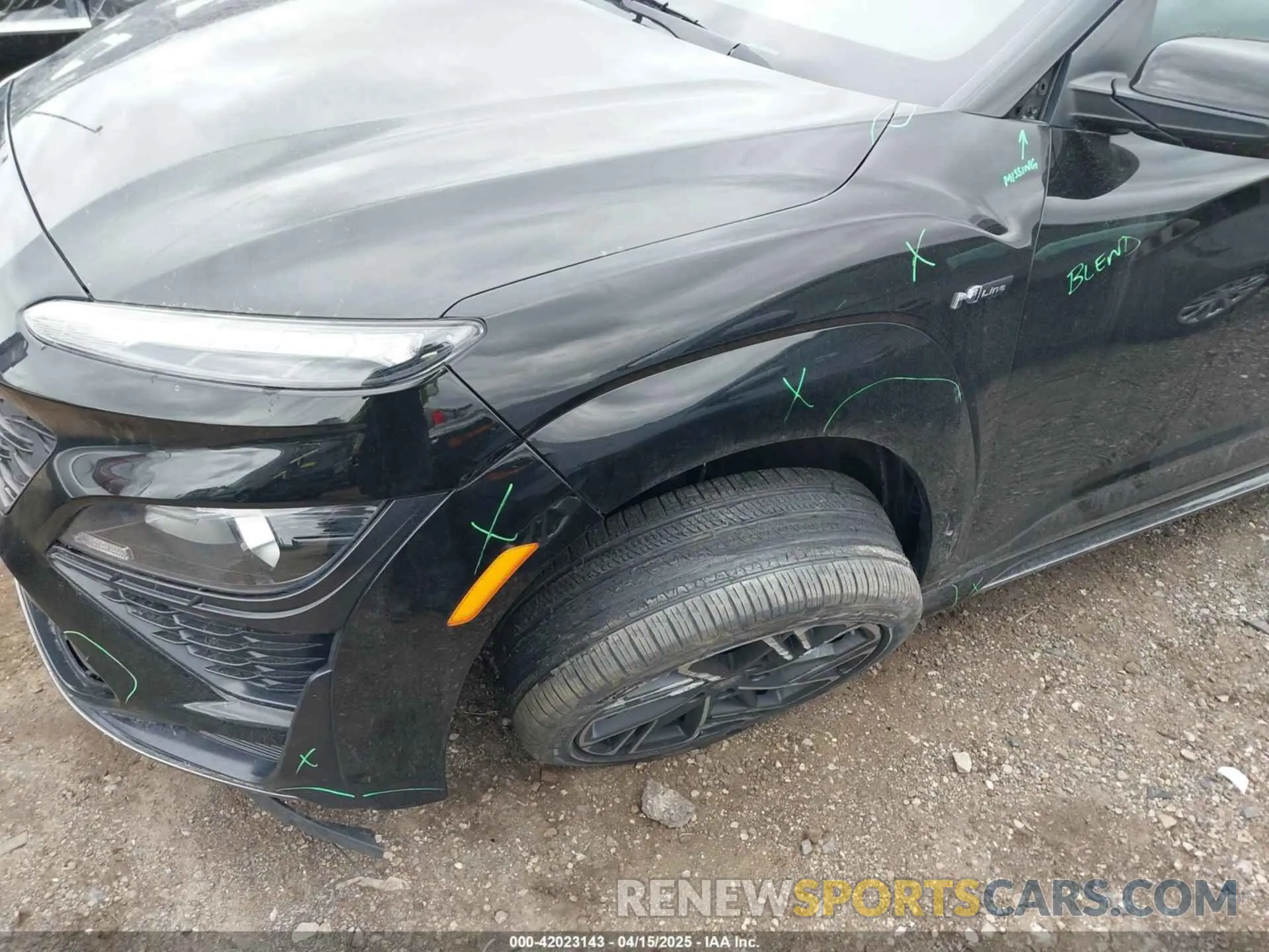 6 Photograph of a damaged car KM8K3CA31NU785456 HYUNDAI KONA 2022