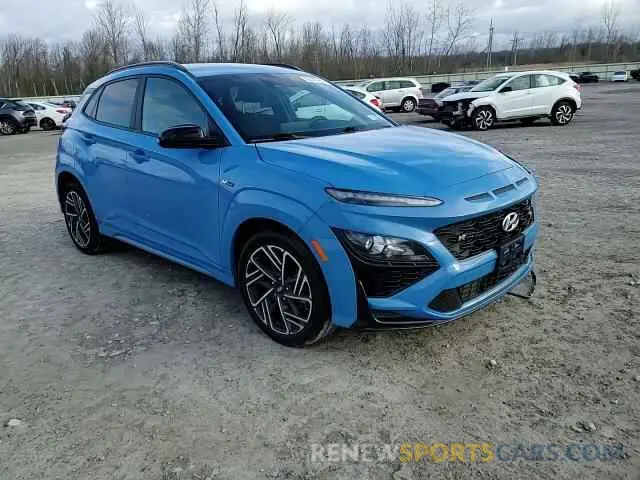 13 Photograph of a damaged car KM8K3CA32NU840142 HYUNDAI KONA 2022