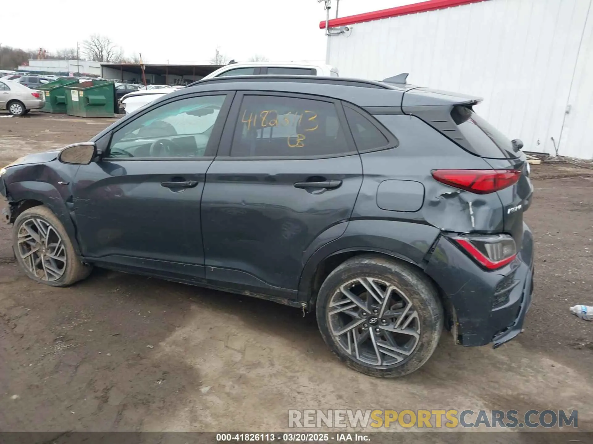 14 Photograph of a damaged car KM8K3CA32NU923862 HYUNDAI KONA 2022