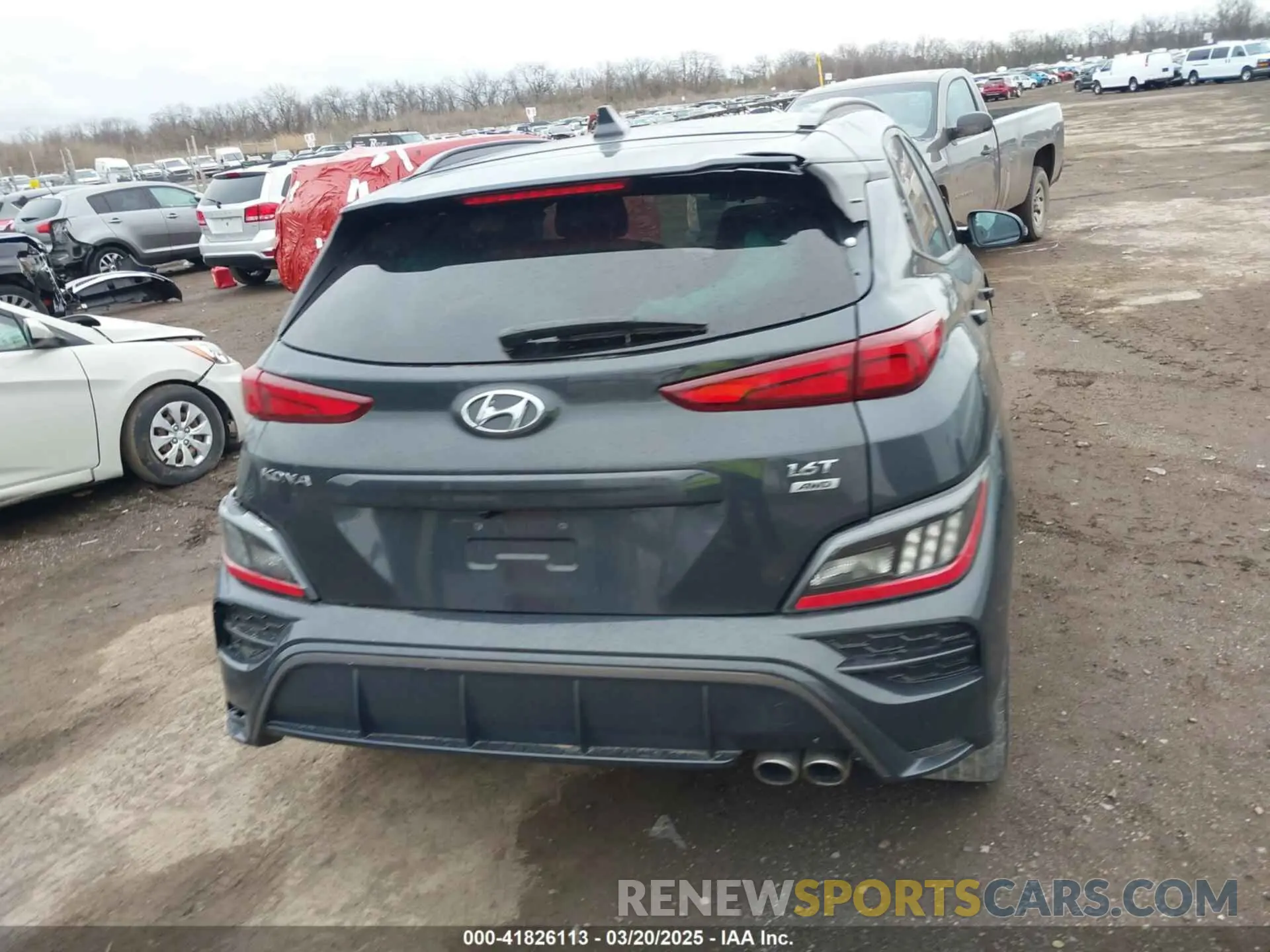 16 Photograph of a damaged car KM8K3CA32NU923862 HYUNDAI KONA 2022