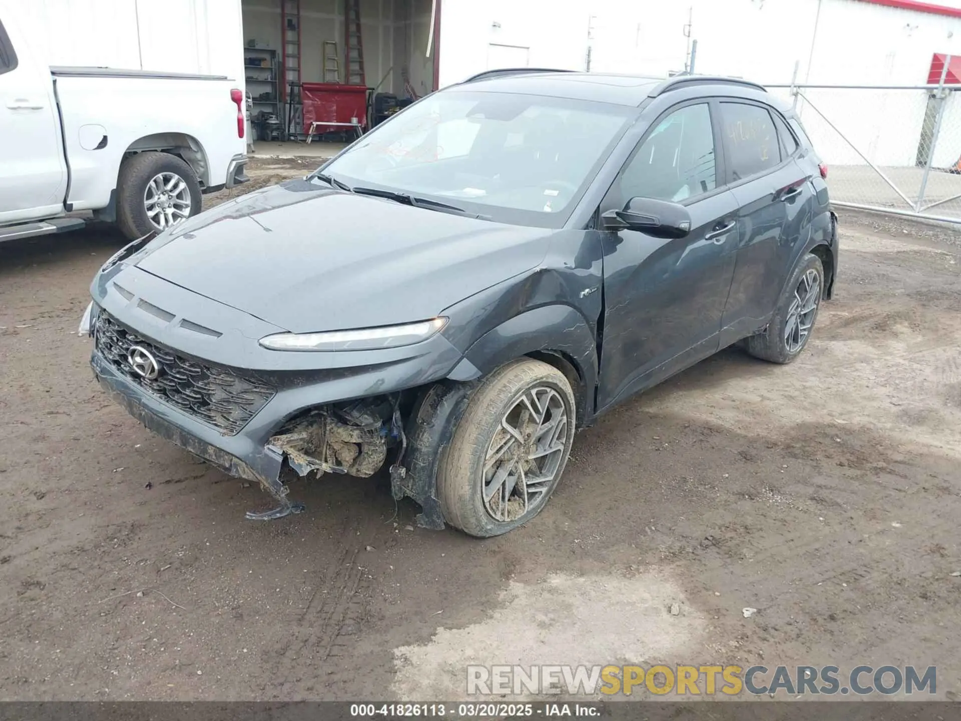 6 Photograph of a damaged car KM8K3CA32NU923862 HYUNDAI KONA 2022