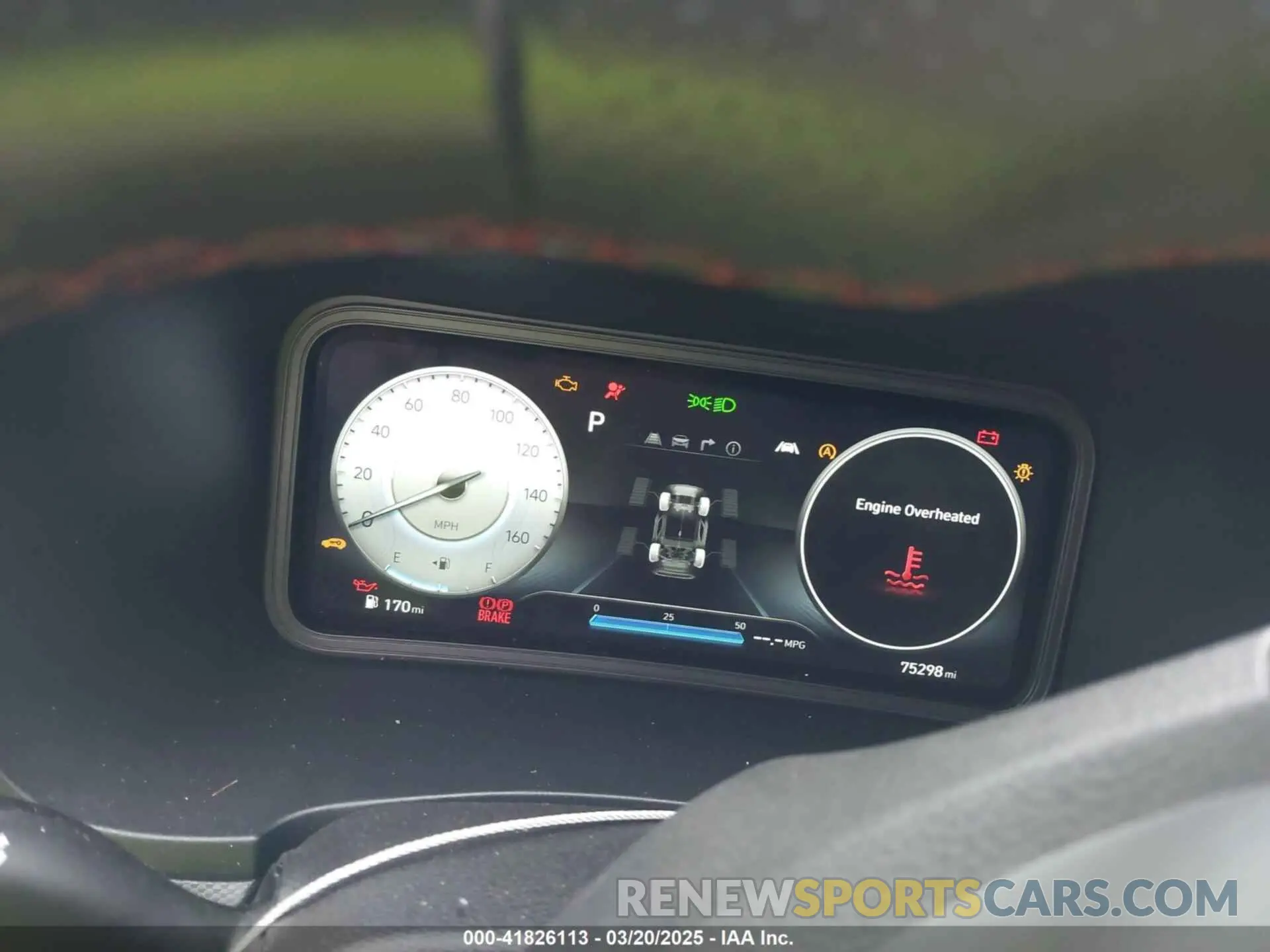 7 Photograph of a damaged car KM8K3CA32NU923862 HYUNDAI KONA 2022