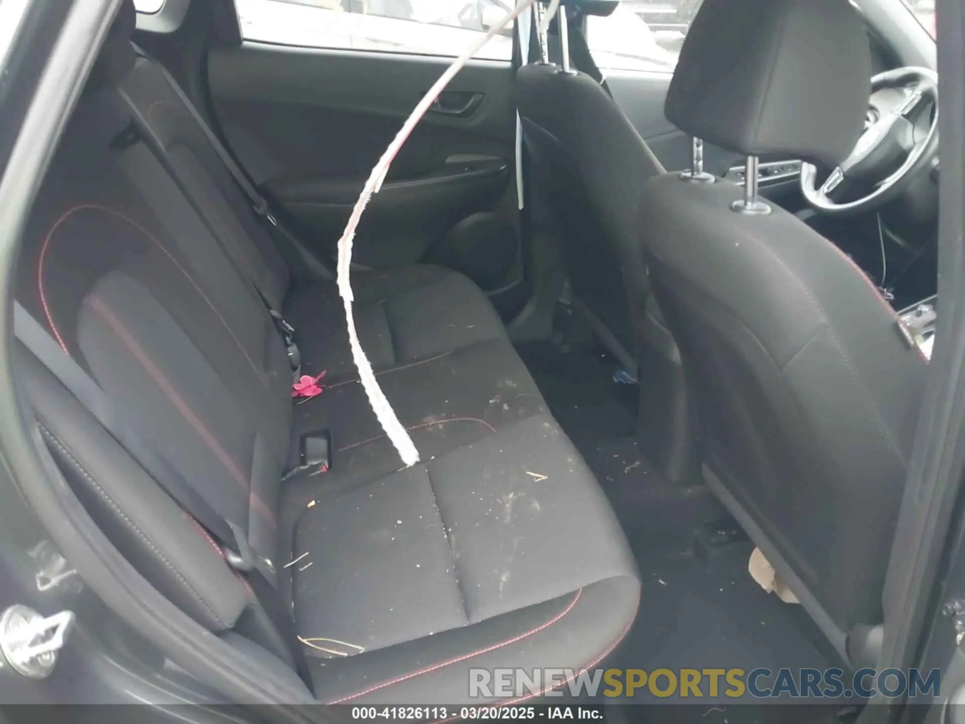 8 Photograph of a damaged car KM8K3CA32NU923862 HYUNDAI KONA 2022