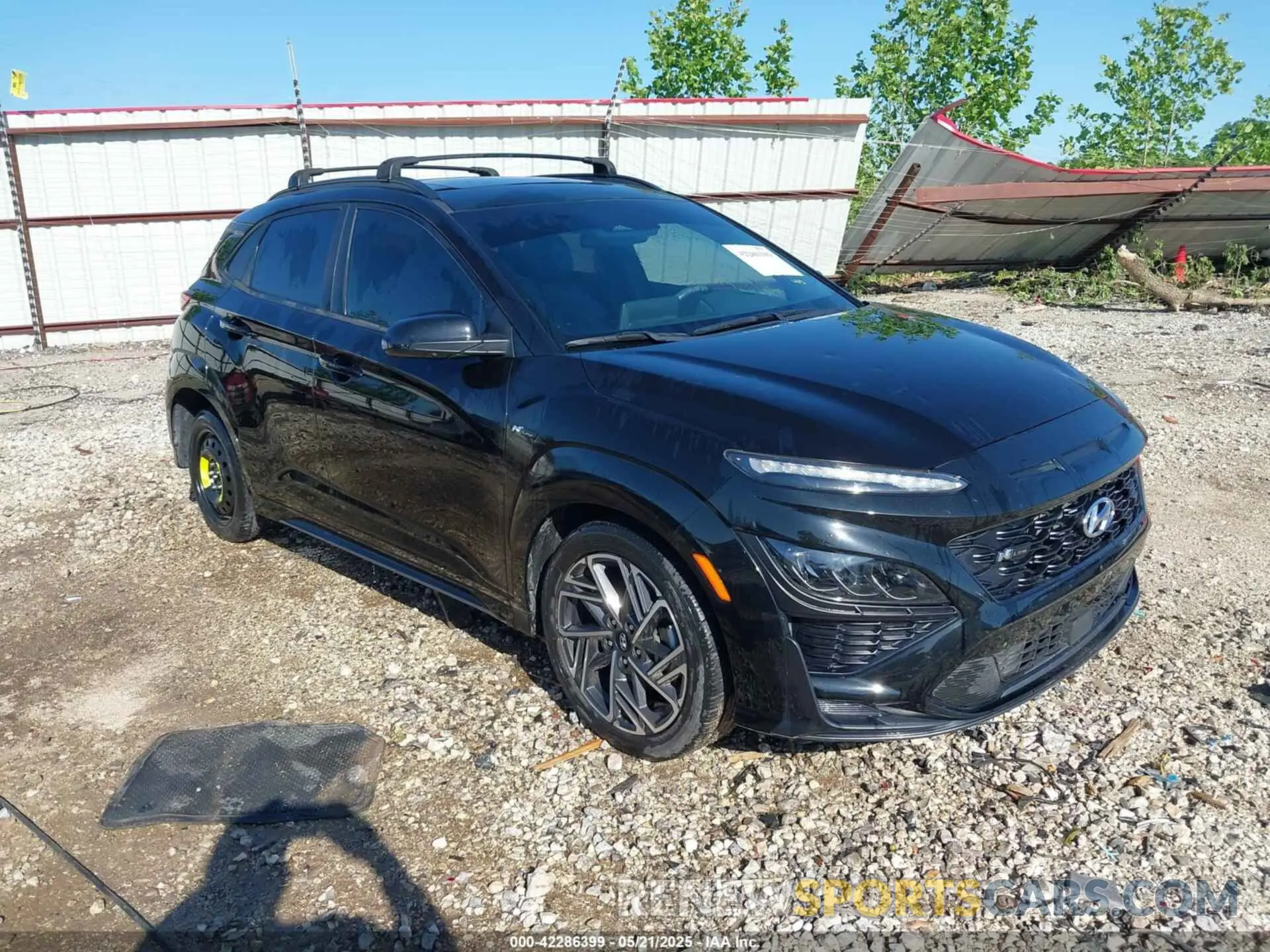 1 Photograph of a damaged car KM8K3CA33NU798855 HYUNDAI KONA 2022