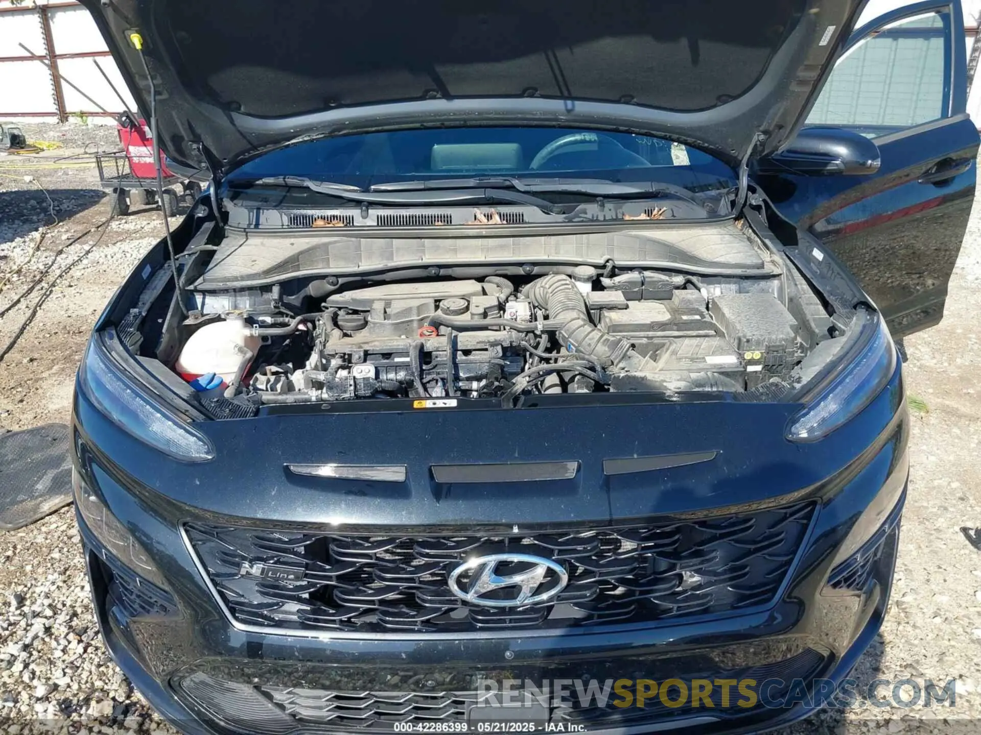 10 Photograph of a damaged car KM8K3CA33NU798855 HYUNDAI KONA 2022