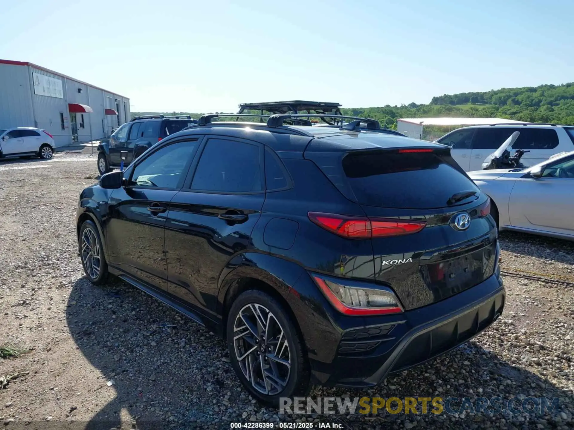 3 Photograph of a damaged car KM8K3CA33NU798855 HYUNDAI KONA 2022