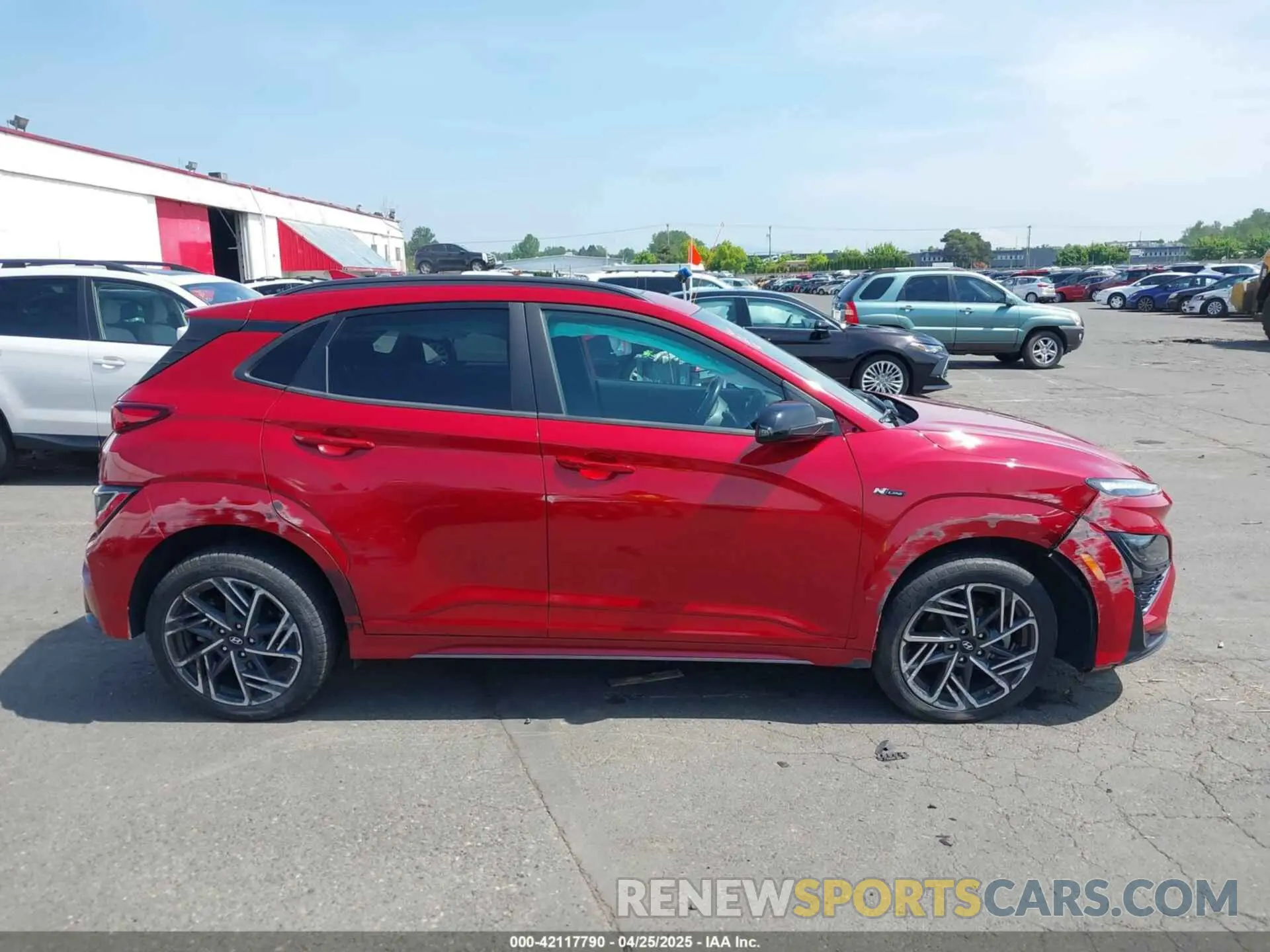 13 Photograph of a damaged car KM8K3CA3XNU798240 HYUNDAI KONA 2022