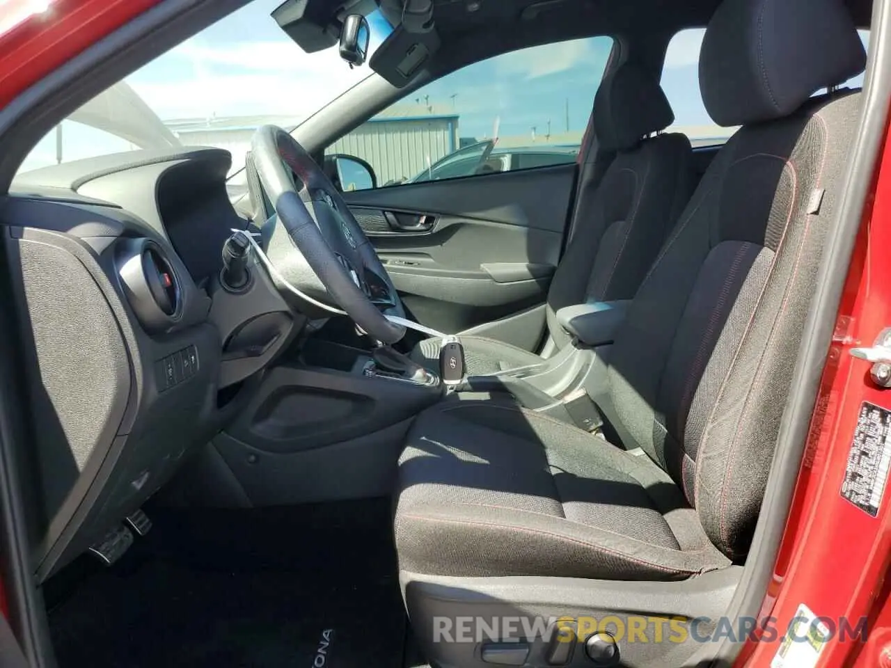 7 Photograph of a damaged car KM8K3CA3XNU801301 HYUNDAI KONA 2022