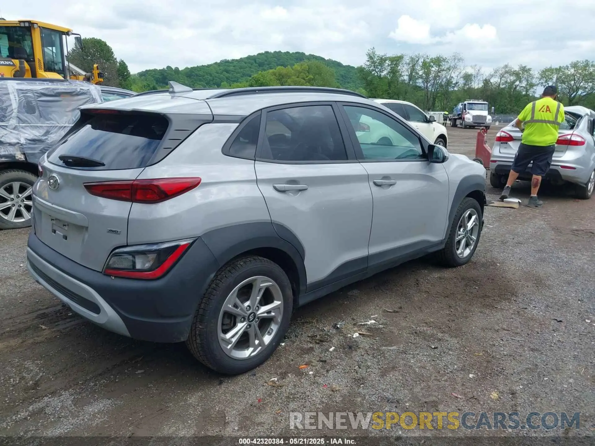 4 Фотография поврежденного автомобиля KM8K3CAB0NU901527 HYUNDAI KONA 2022