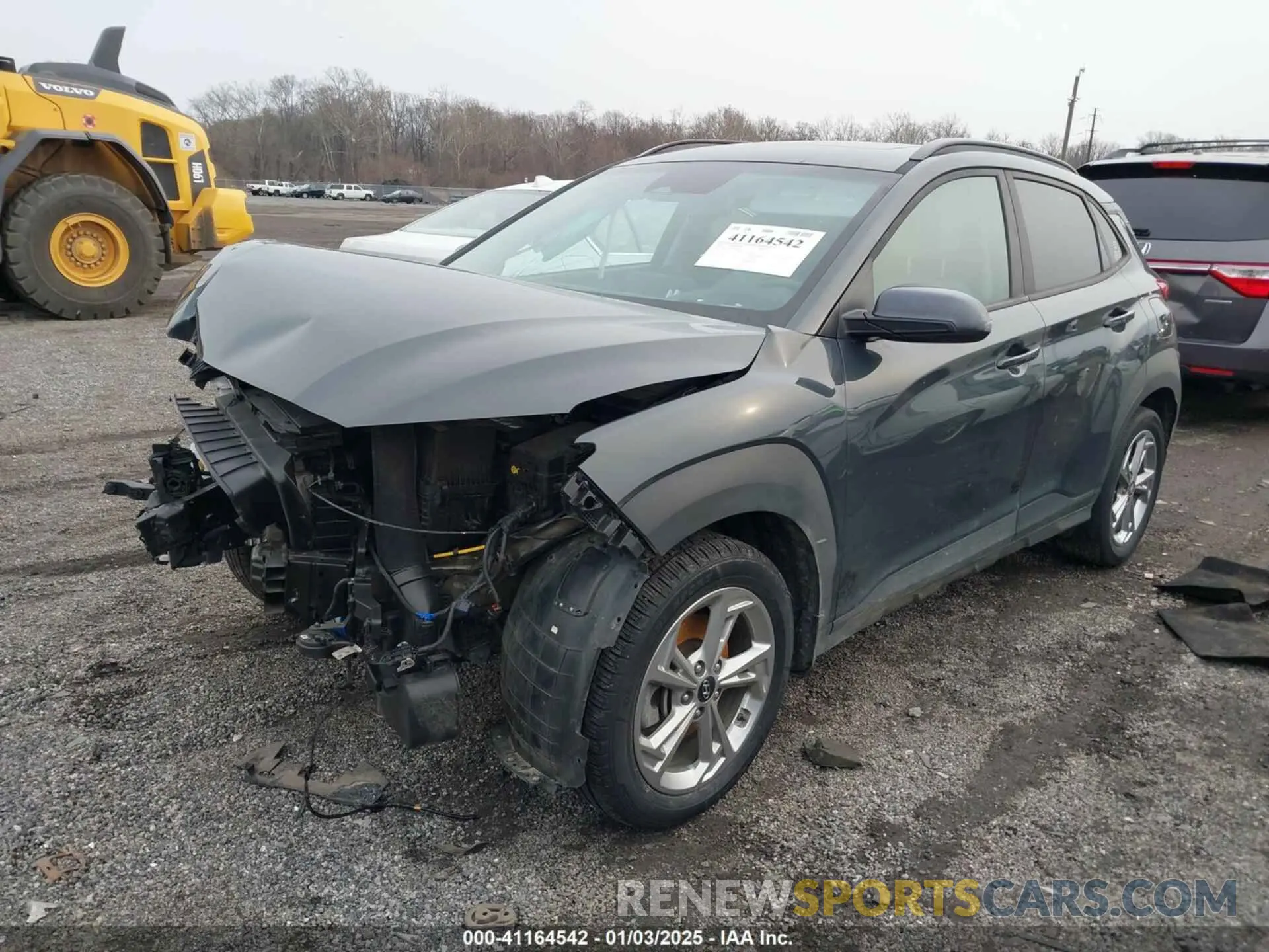 2 Фотография поврежденного автомобиля KM8K3CAB1NU862415 HYUNDAI KONA 2022