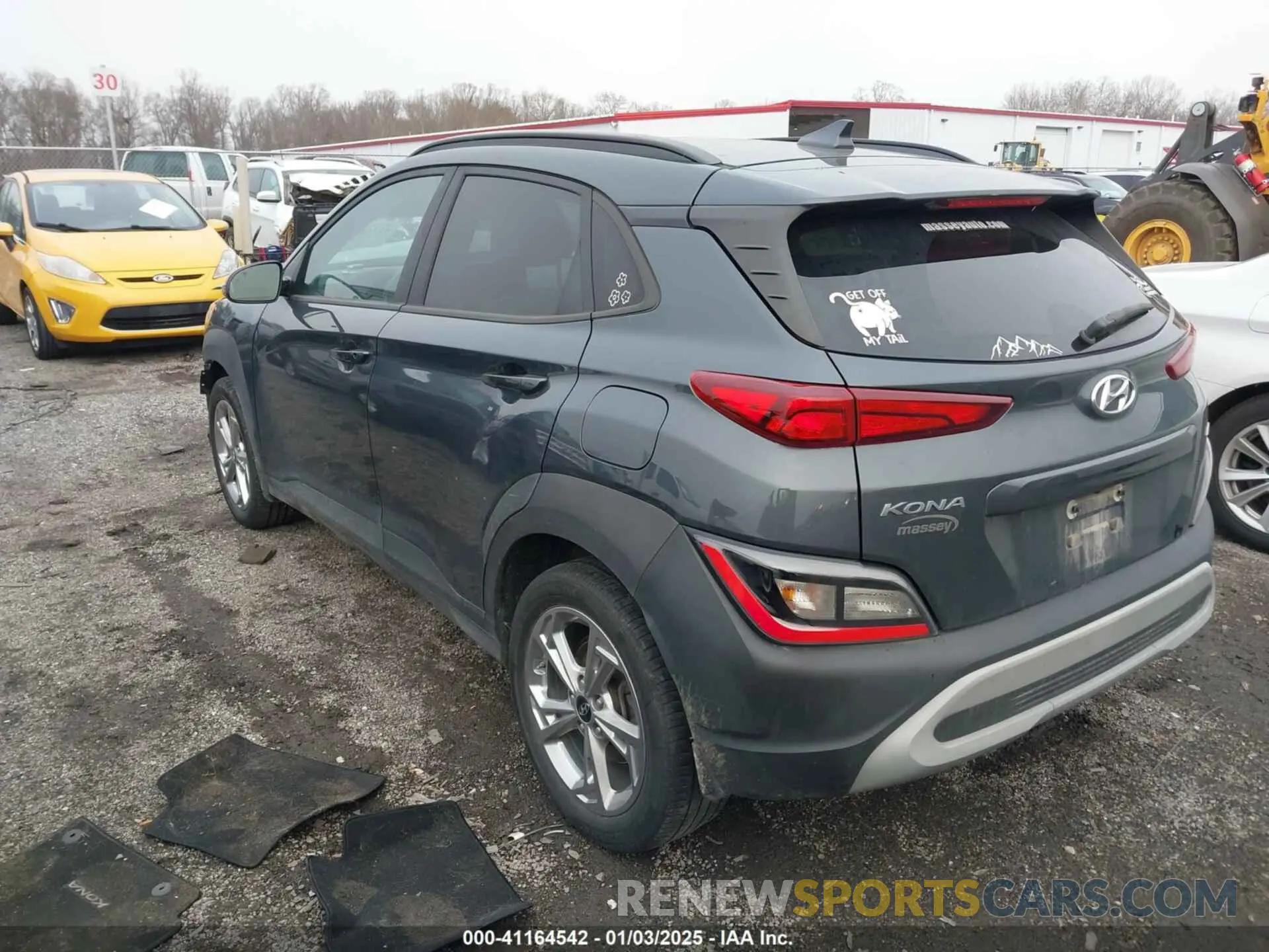 3 Фотография поврежденного автомобиля KM8K3CAB1NU862415 HYUNDAI KONA 2022