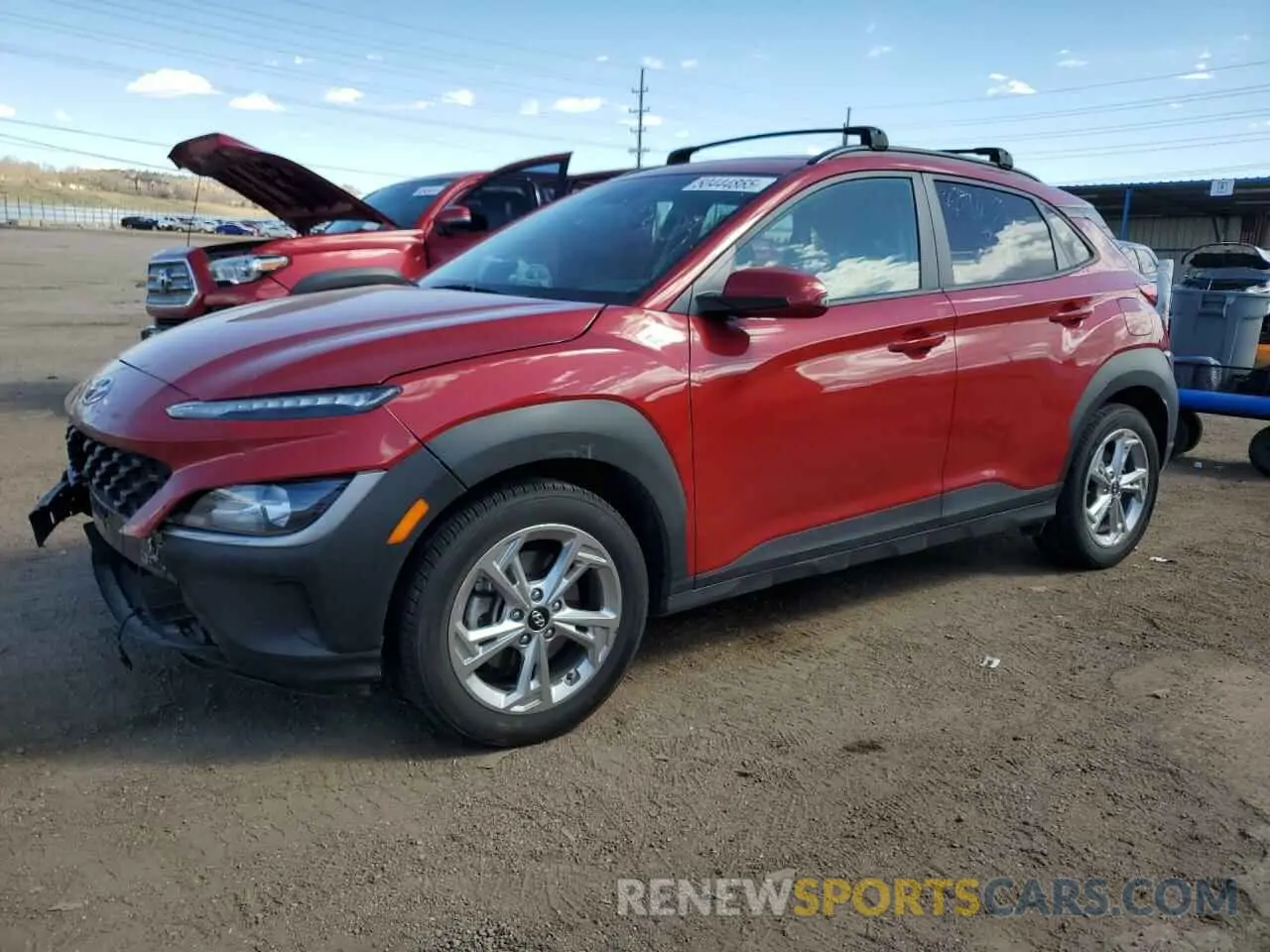 1 Фотография поврежденного автомобиля KM8K3CAB2NU757141 HYUNDAI KONA 2022