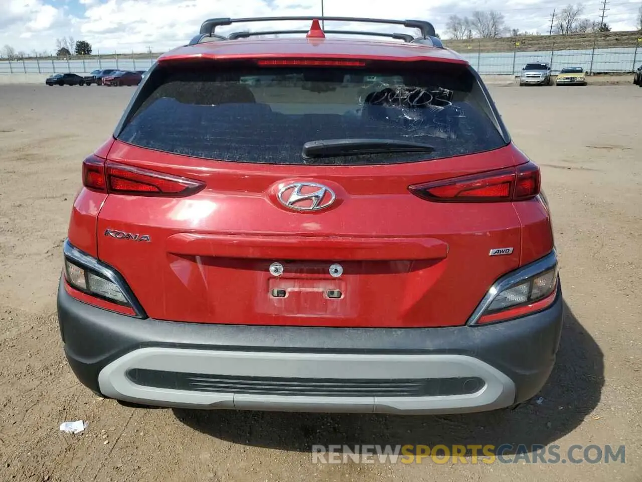 6 Фотография поврежденного автомобиля KM8K3CAB2NU757141 HYUNDAI KONA 2022
