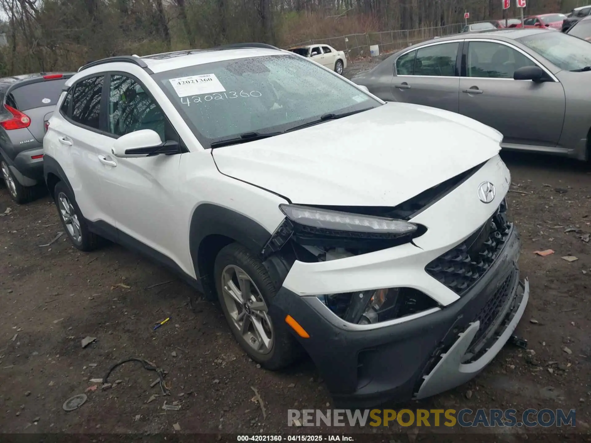 1 Фотография поврежденного автомобиля KM8K3CAB2NU858308 HYUNDAI KONA 2022