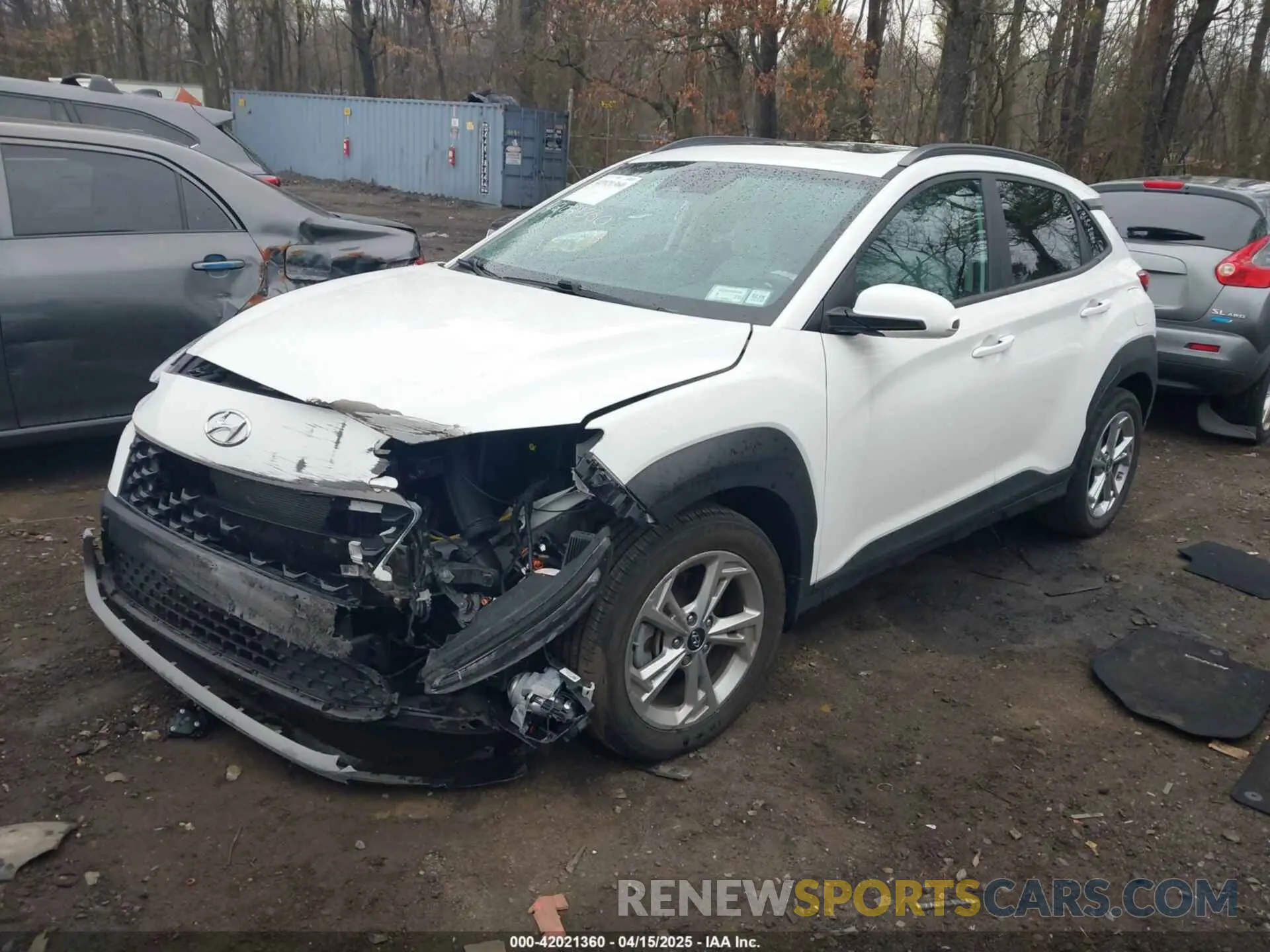 2 Фотография поврежденного автомобиля KM8K3CAB2NU858308 HYUNDAI KONA 2022