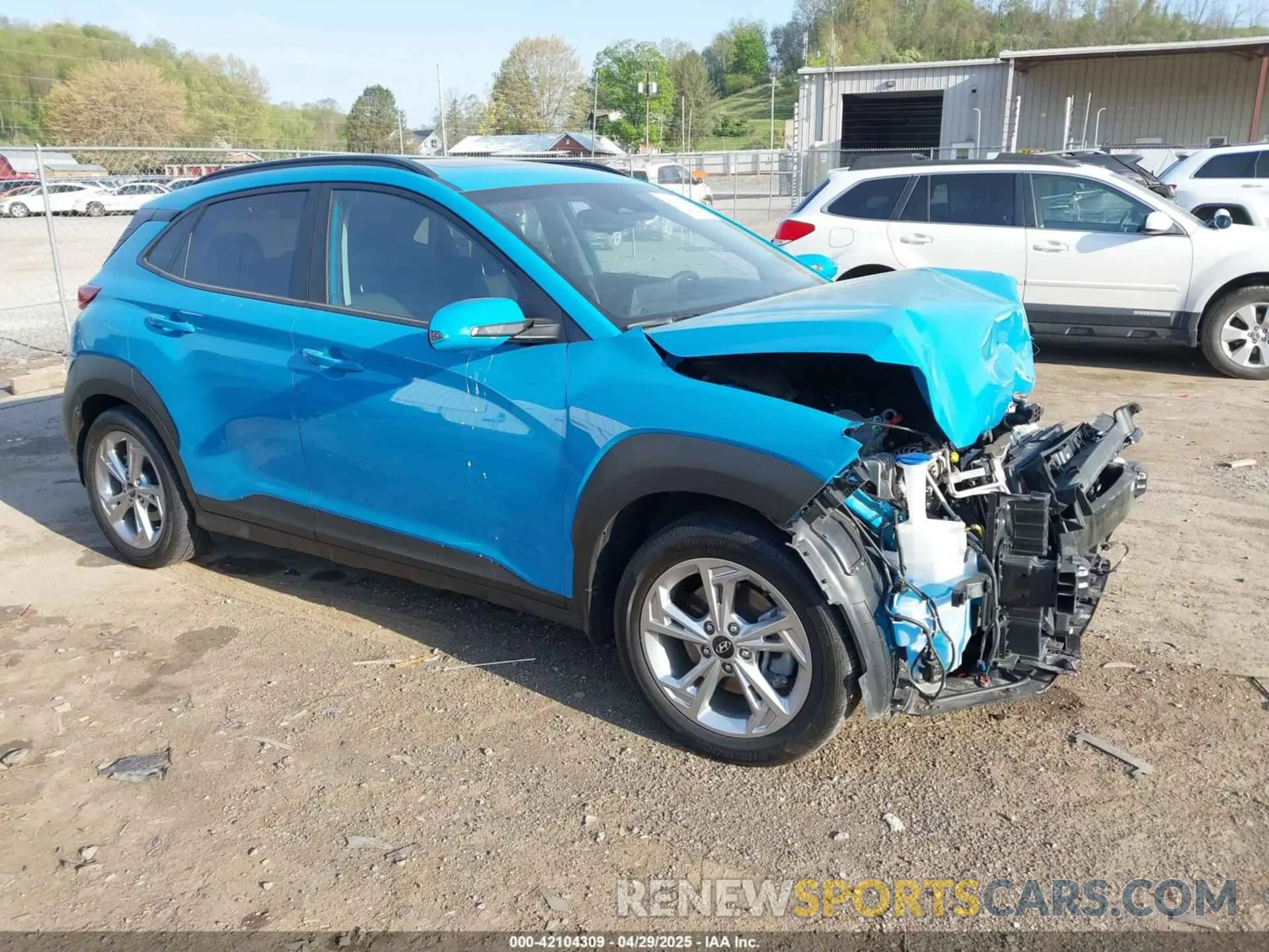 1 Фотография поврежденного автомобиля KM8K3CAB5NU903239 HYUNDAI KONA 2022