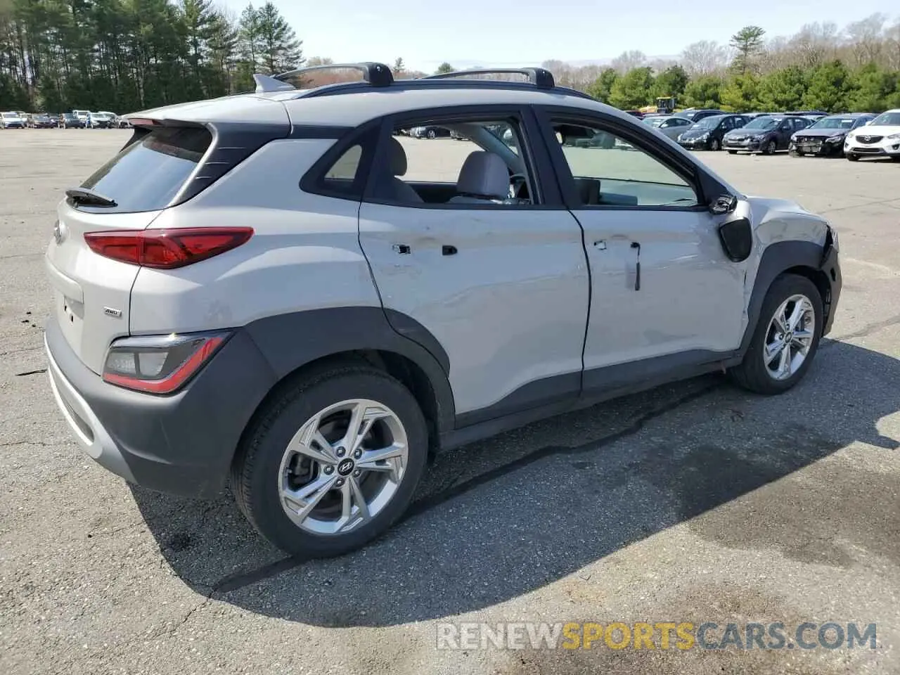 3 Фотография поврежденного автомобиля KM8K3CAB7NU878862 HYUNDAI KONA 2022